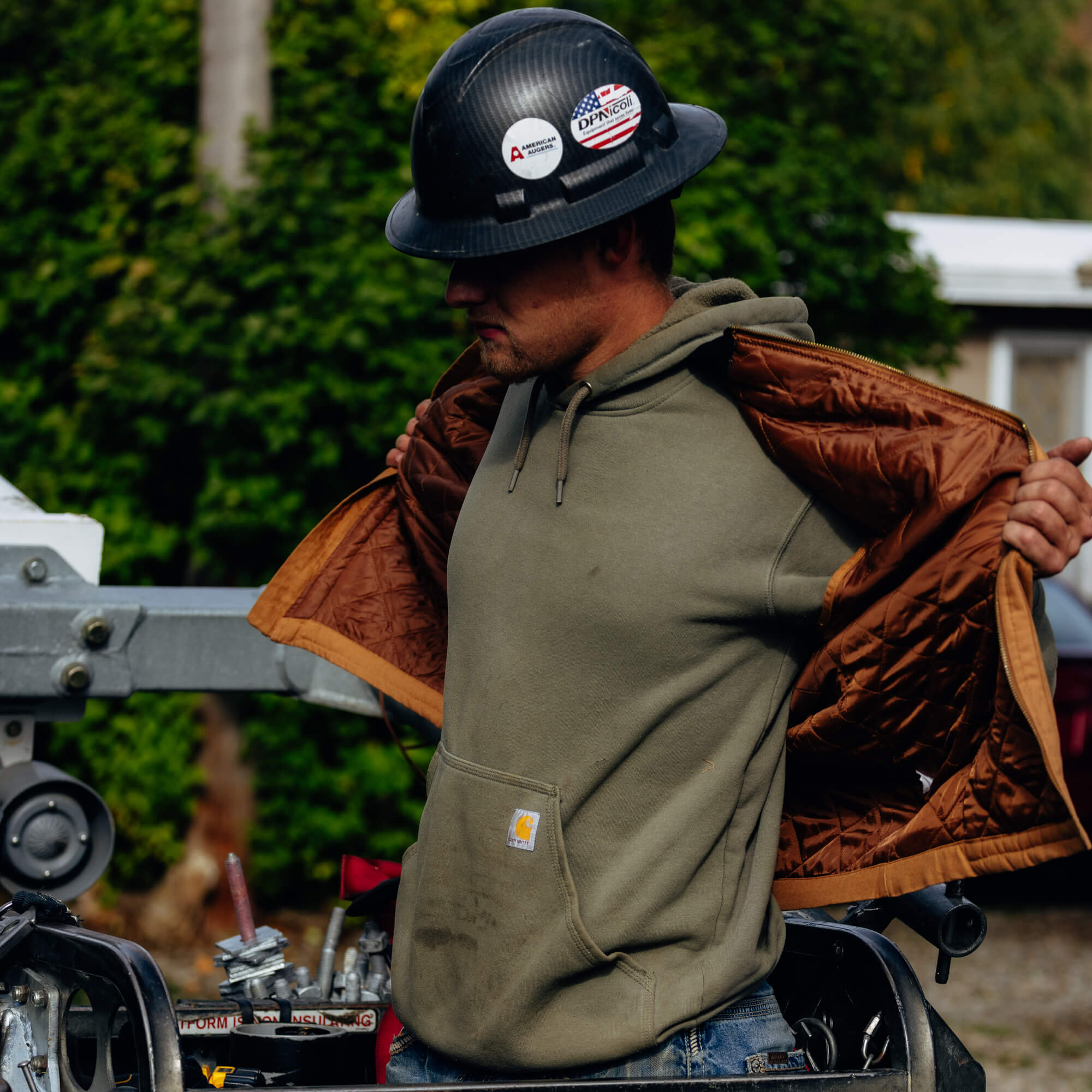 MKC CANVAS WORK VEST - TAN