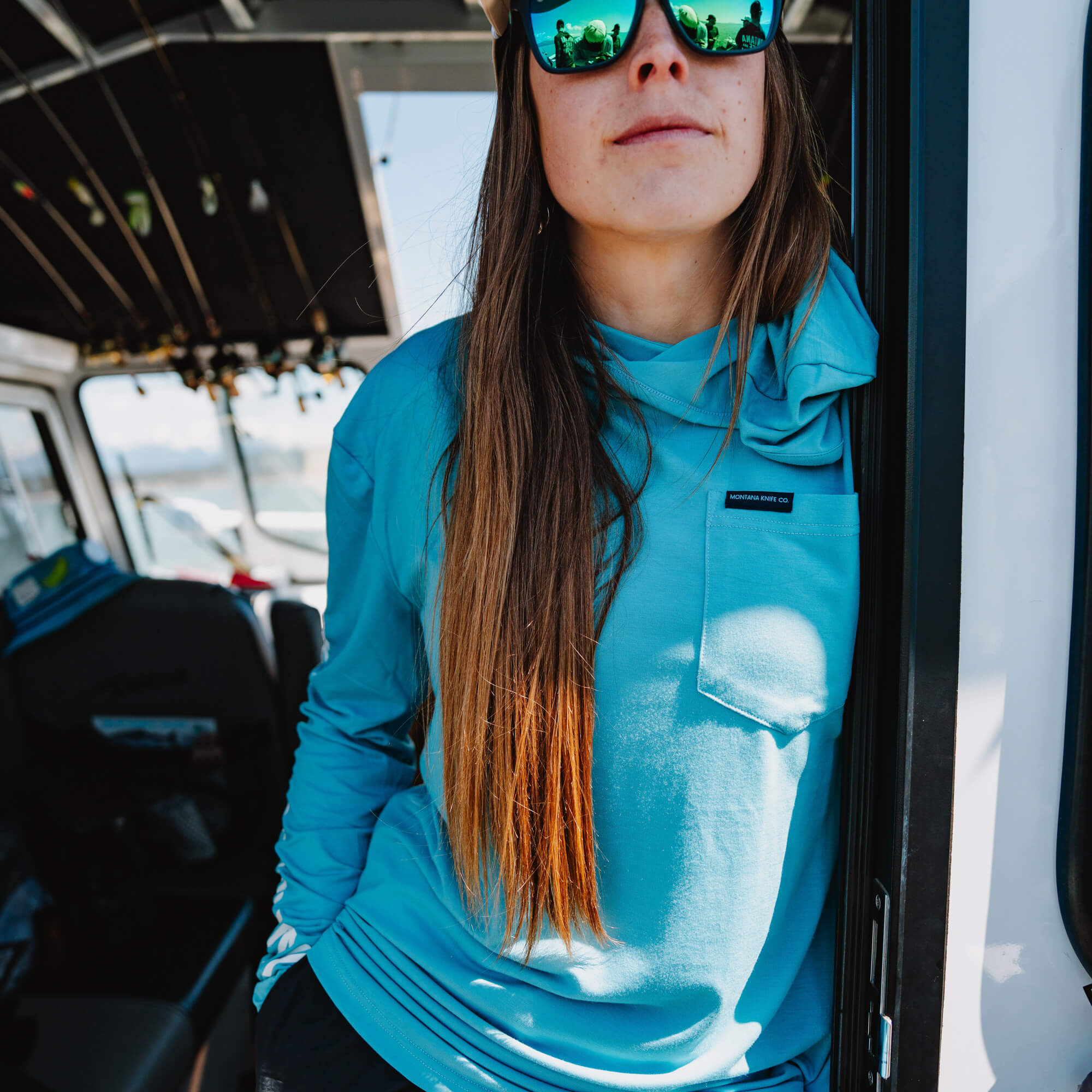 SUN RIVER BAMBOO HOODIE - GLACIER BLUE