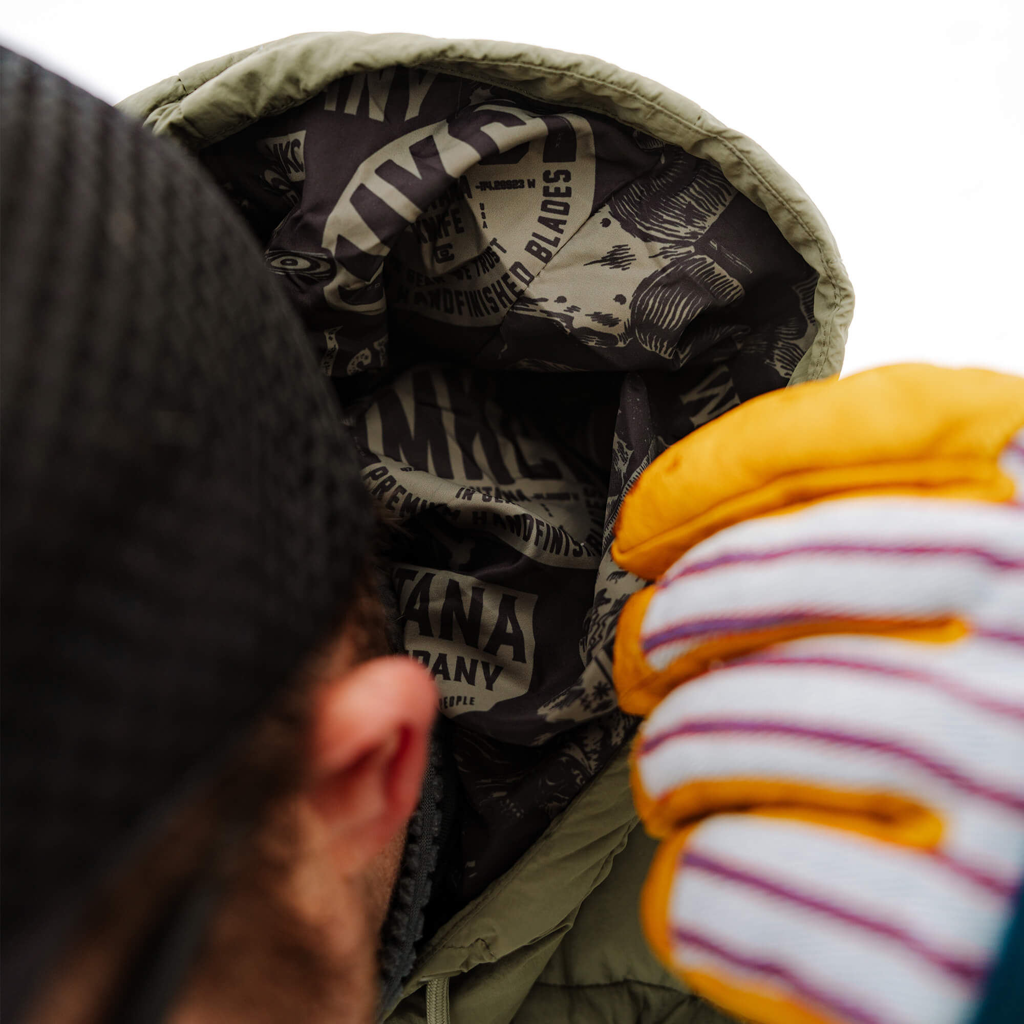 GRINNELL PUFFY ZIP JACKET - OLIVE