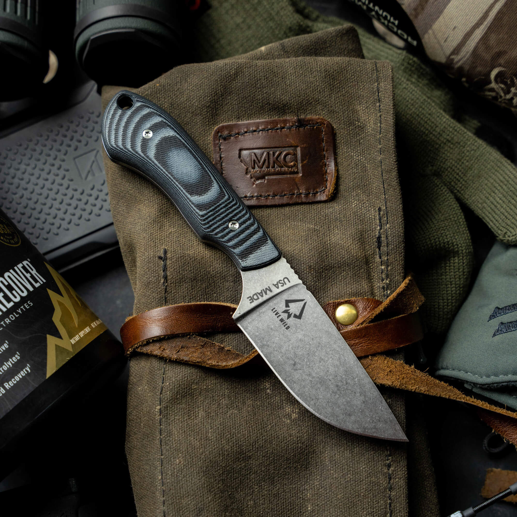 ELKHORN SKINNER - LIVE WILD EDITION - GREY & BLACK