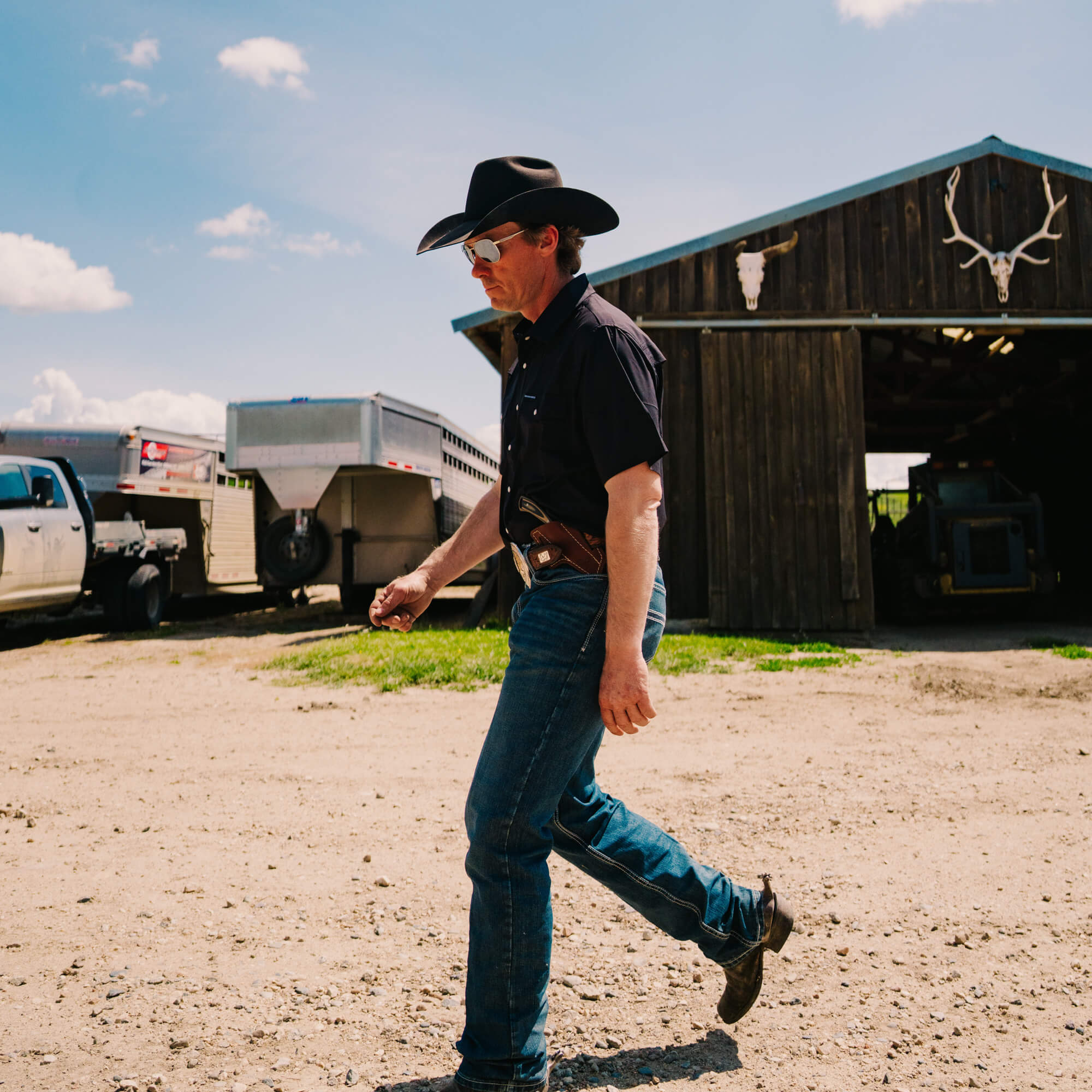 SEELEY S/S BUTTON-UP SHIRT - BLACK