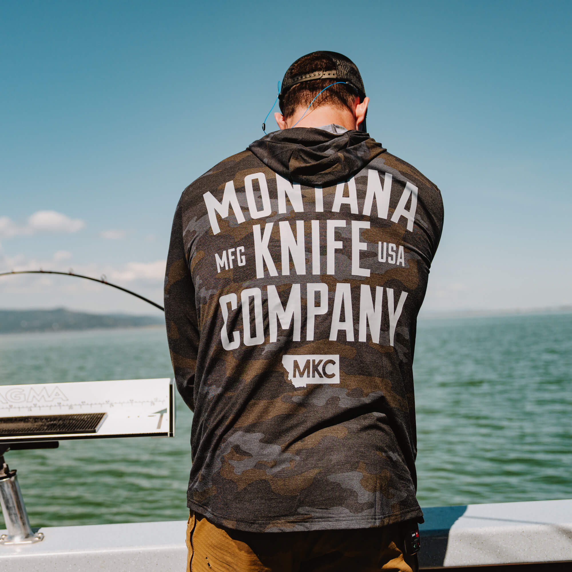 SUN RIVER BAMBOO HOODIE - DARK MKC CAMO