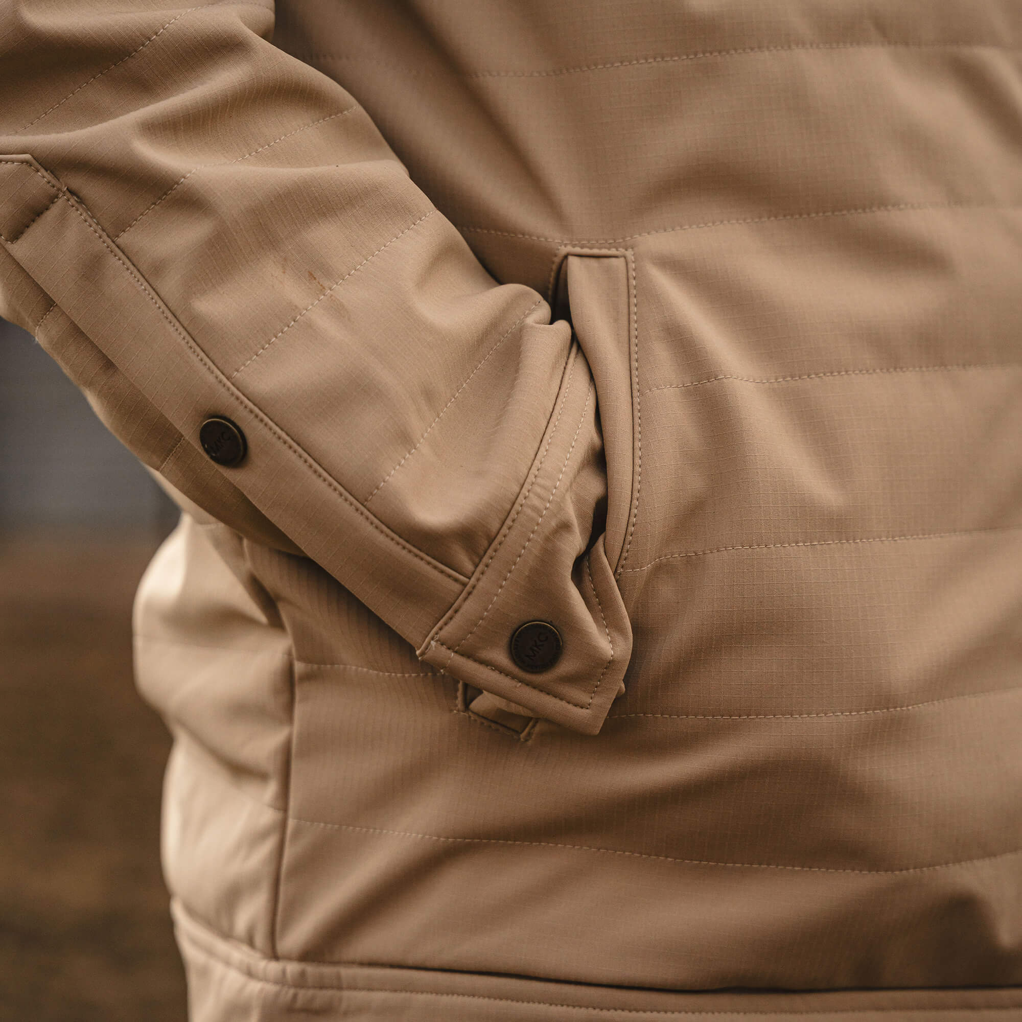 AUGUSTA JACKET - TAN/ORANGE