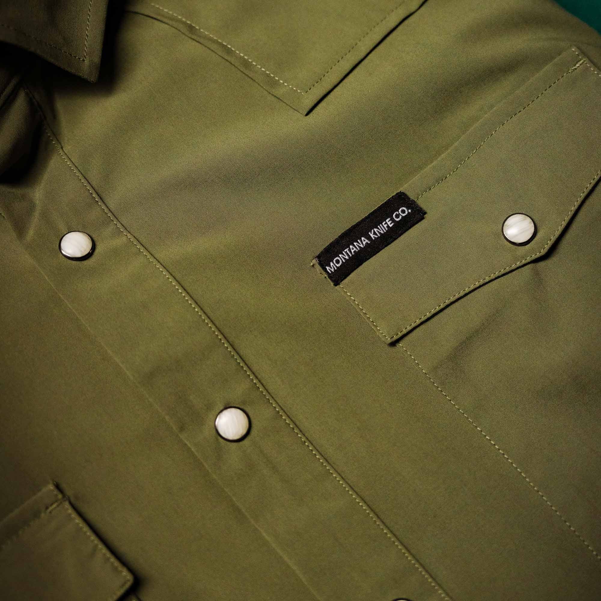 SEELEY S/S BUTTON-UP SHIRT - OLIVE