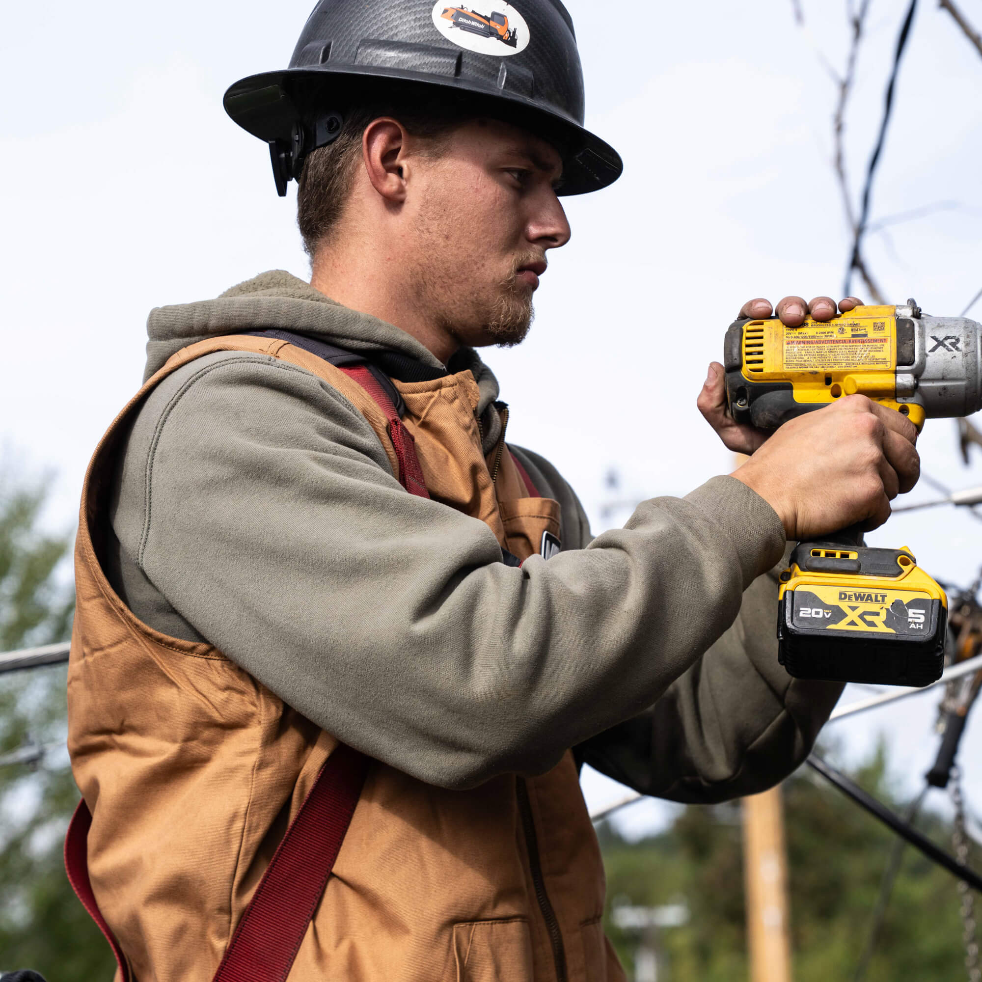 MKC CANVAS WORK VEST - TAN