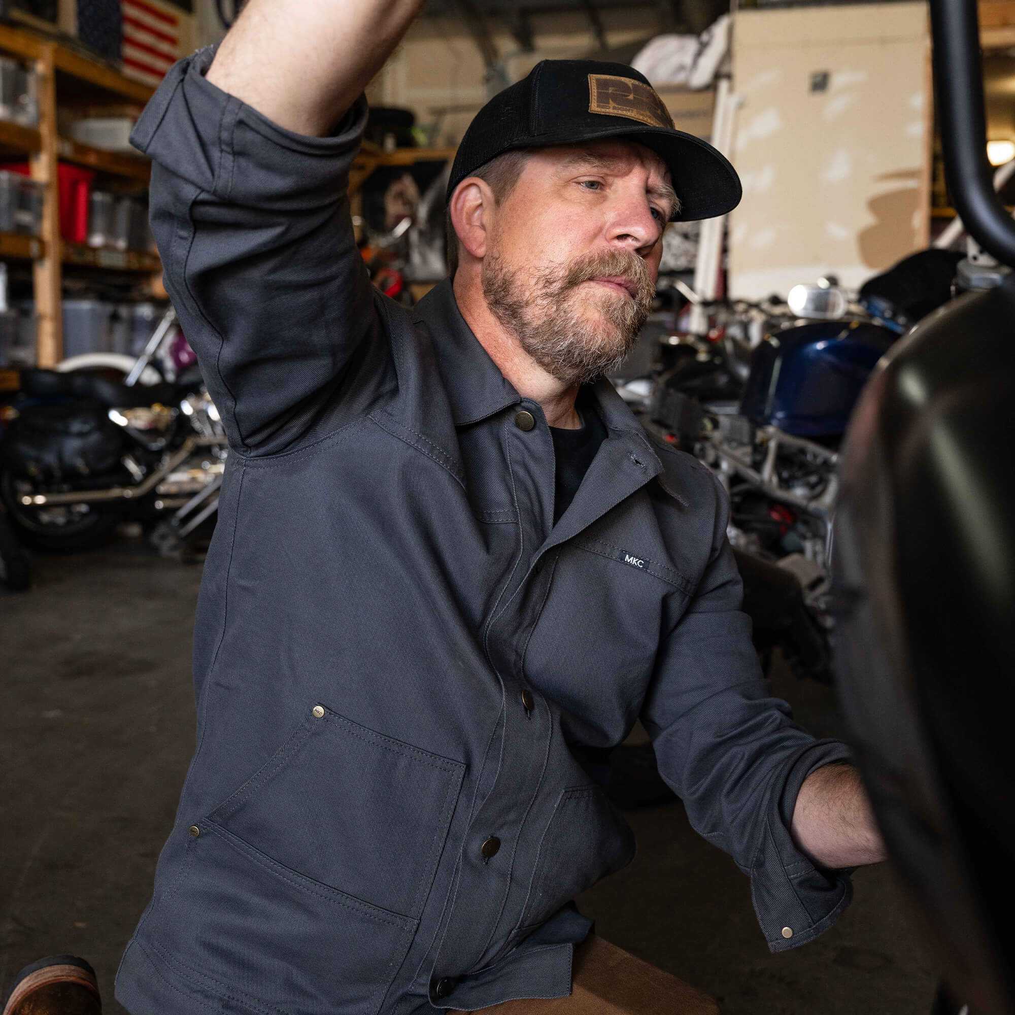 MKC WORK JACKET - USA MADE - CHARCOAL