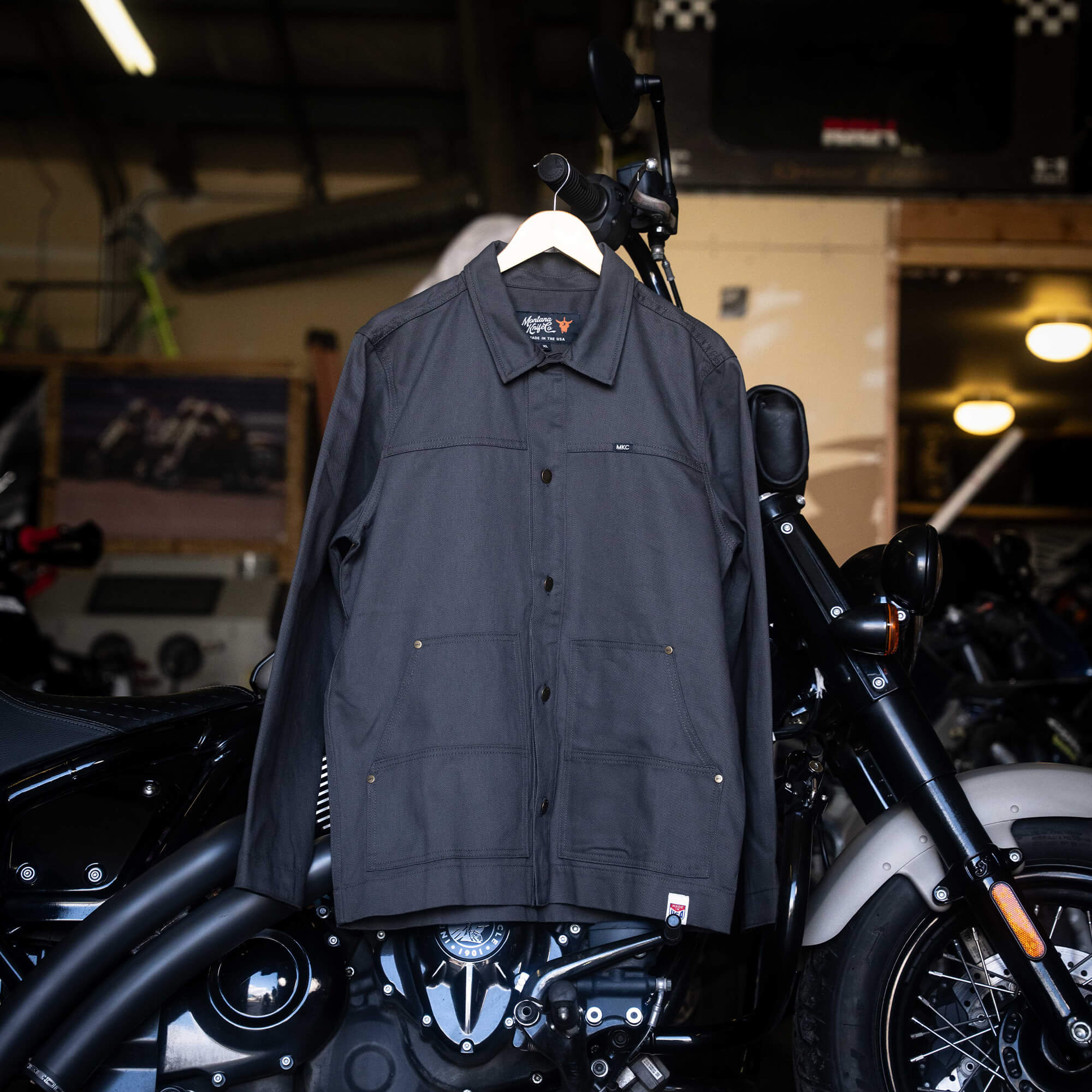MKC WORK JACKET - USA MADE - CHARCOAL