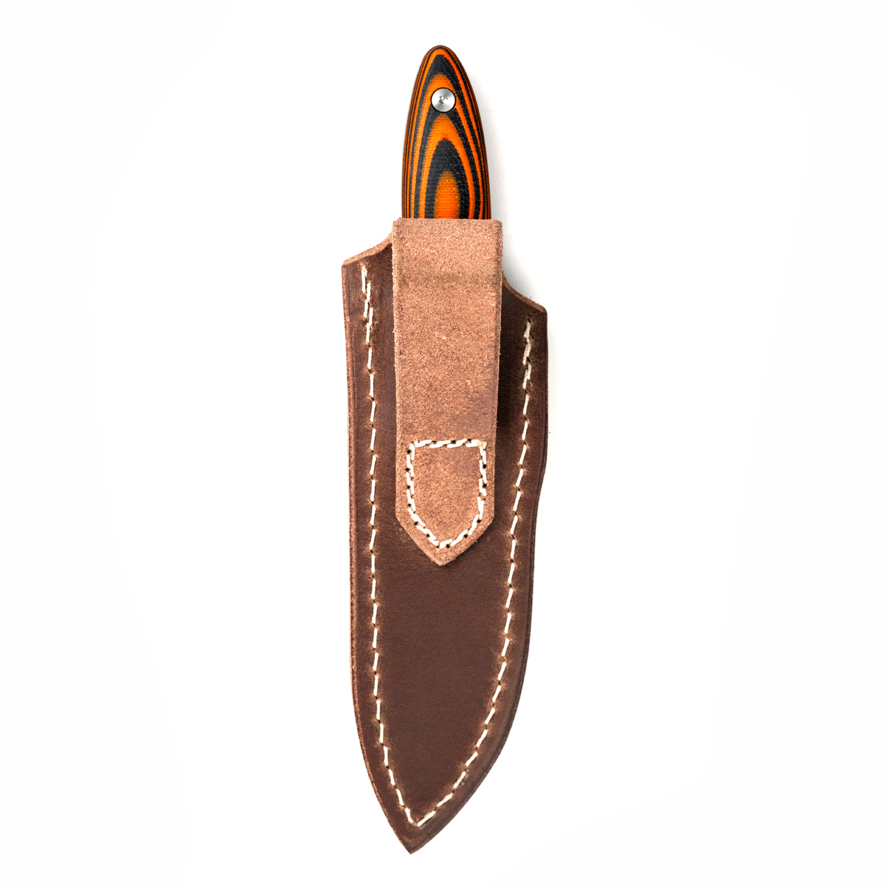 JACKSTONE LEATHER SHEATH - VERTICAL BELT CARRY