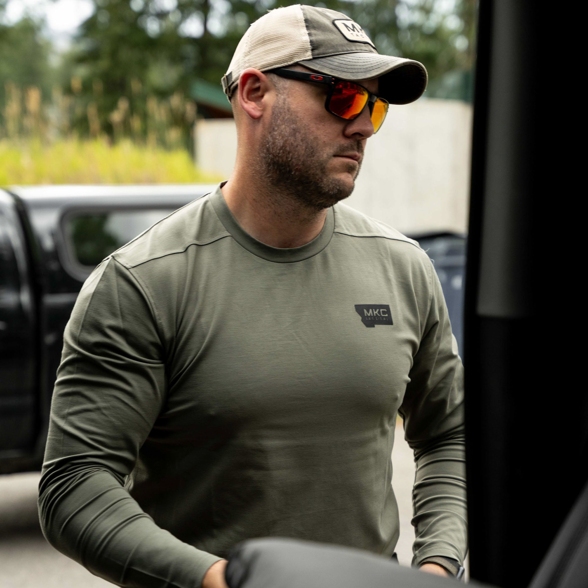 RANGE DAY PERFORMANCE LONG SLEEVE - OD GREEN