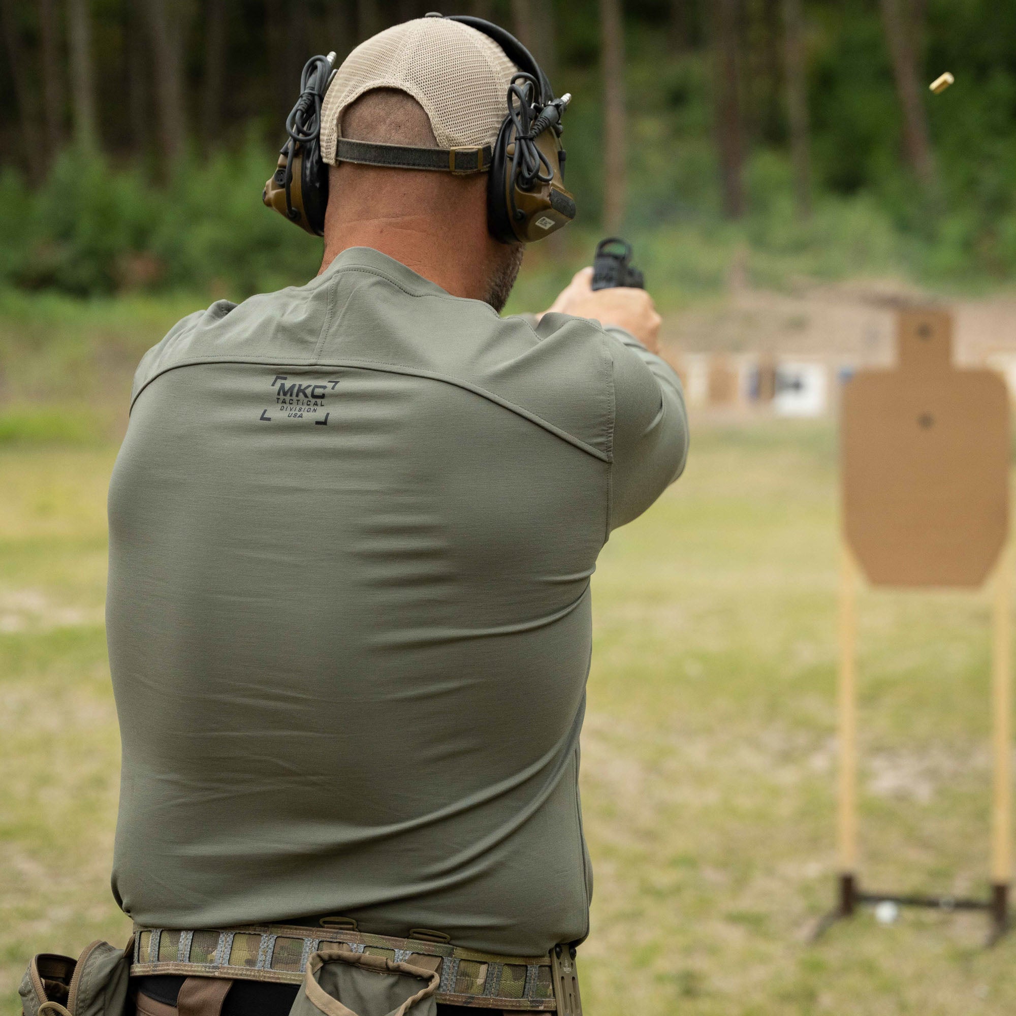 RANGE DAY PERFORMANCE LONG SLEEVE - OD GREEN