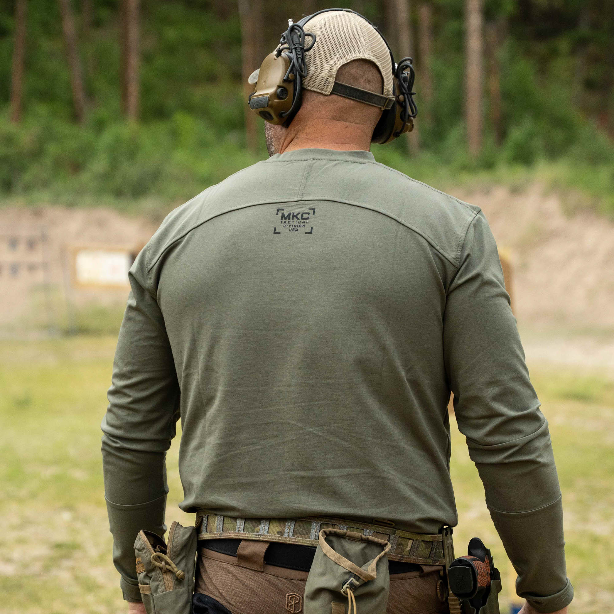 RANGE DAY PERFORMANCE LONG SLEEVE - OD GREEN