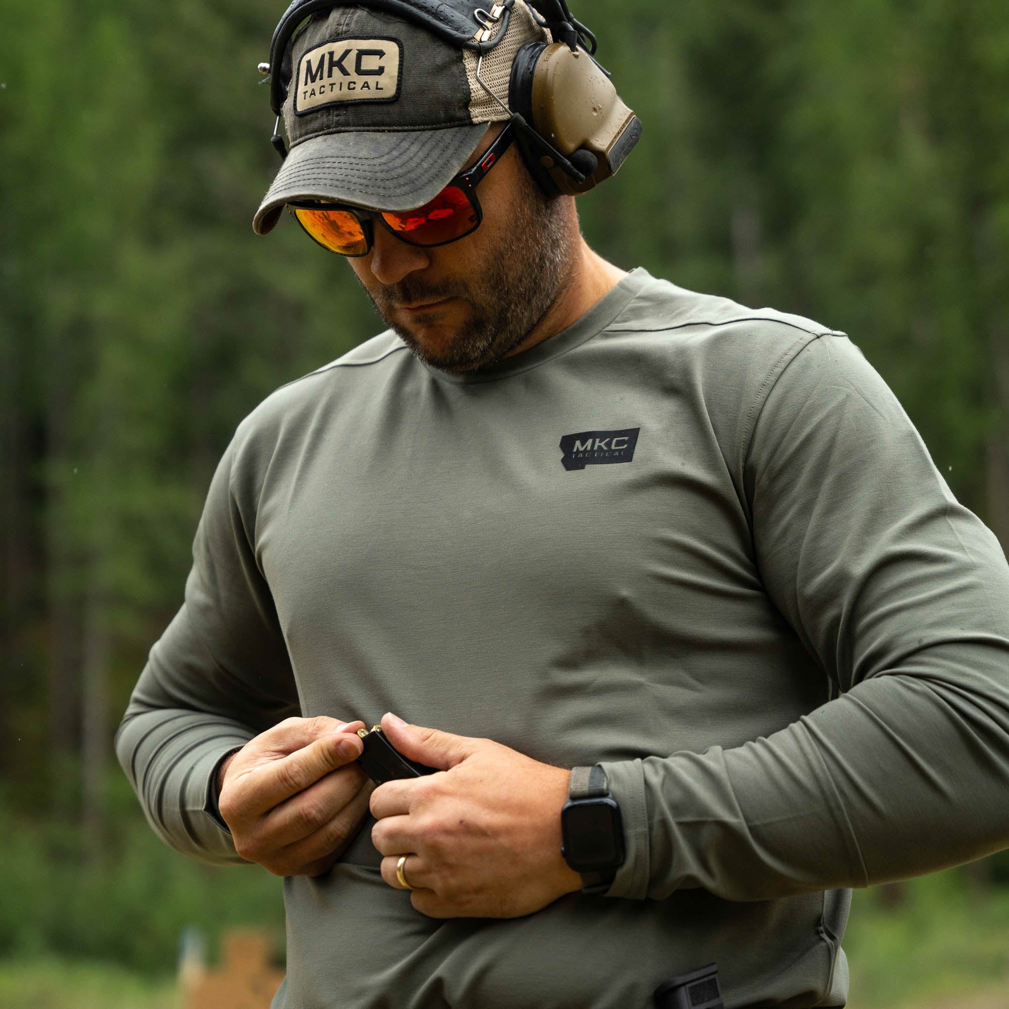 RANGE DAY PERFORMANCE LONG SLEEVE - OD GREEN