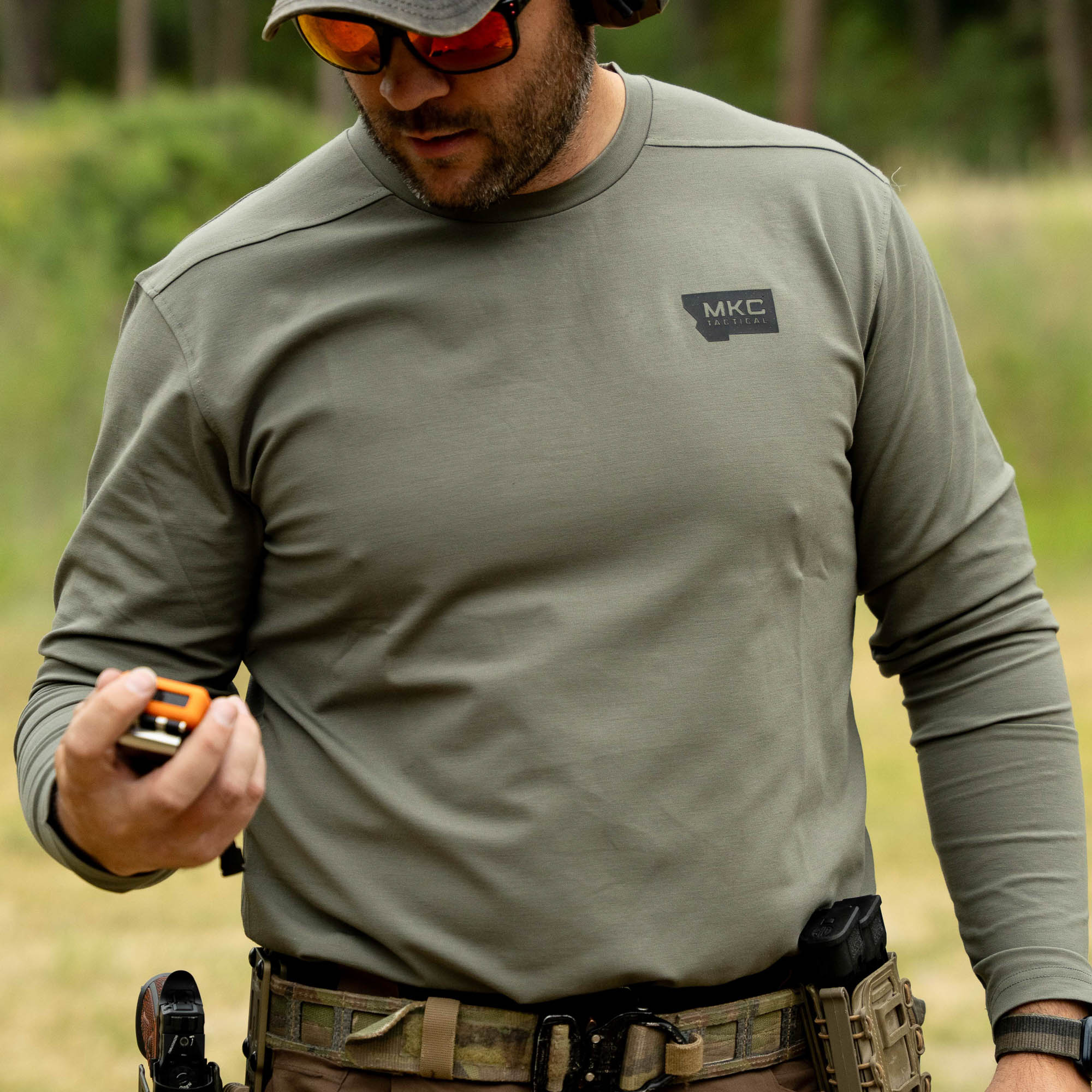 RANGE DAY PERFORMANCE LONG SLEEVE - OD GREEN