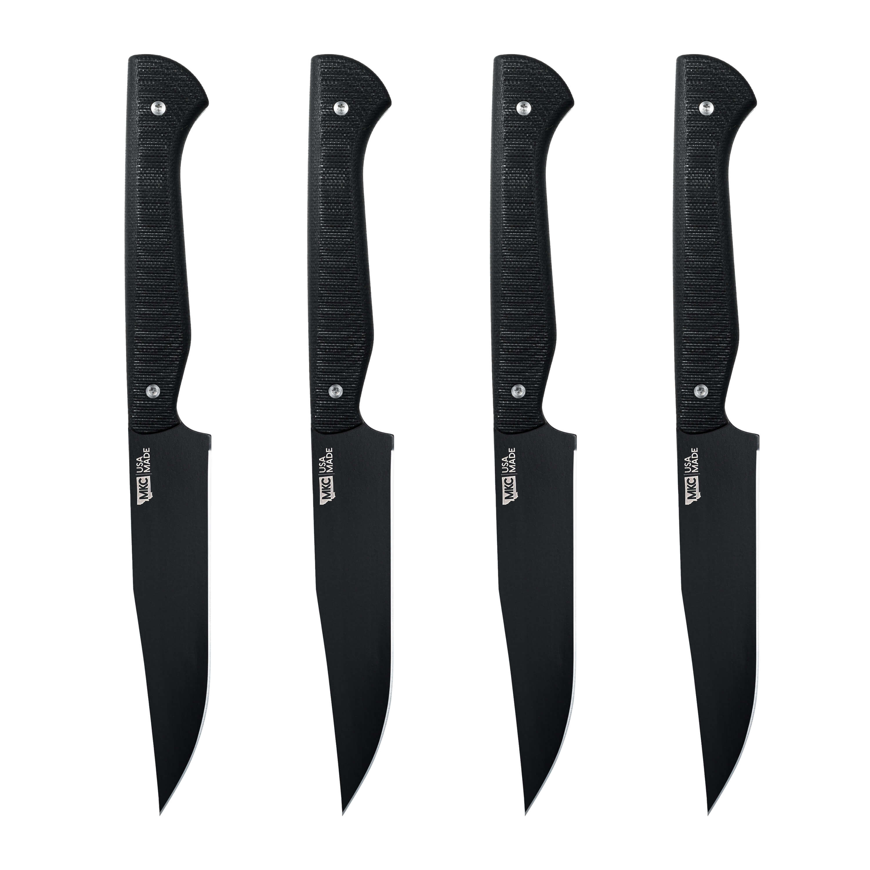 MKC STEAK KNIVES (SET OF 4) - PVD - BLACK