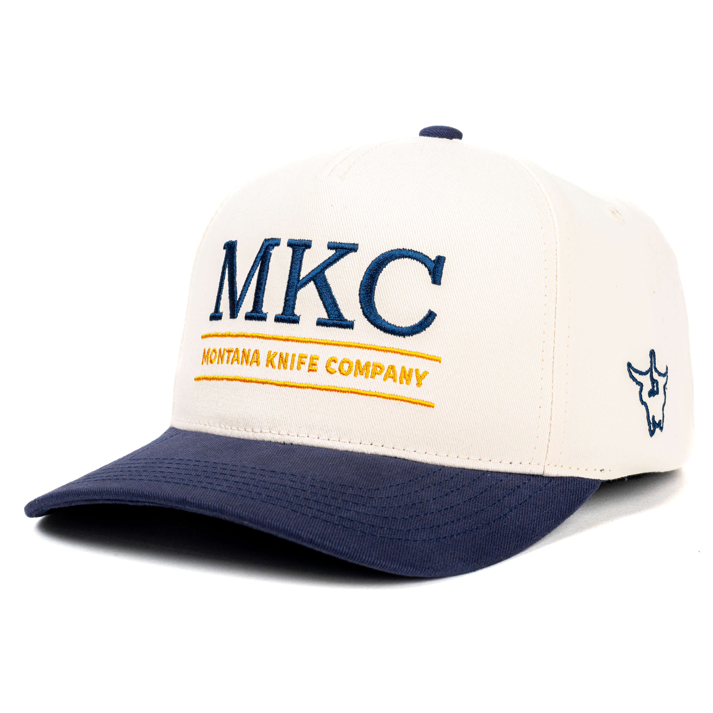 MKC UNIVERSITY HAT - IVORY/NAVY