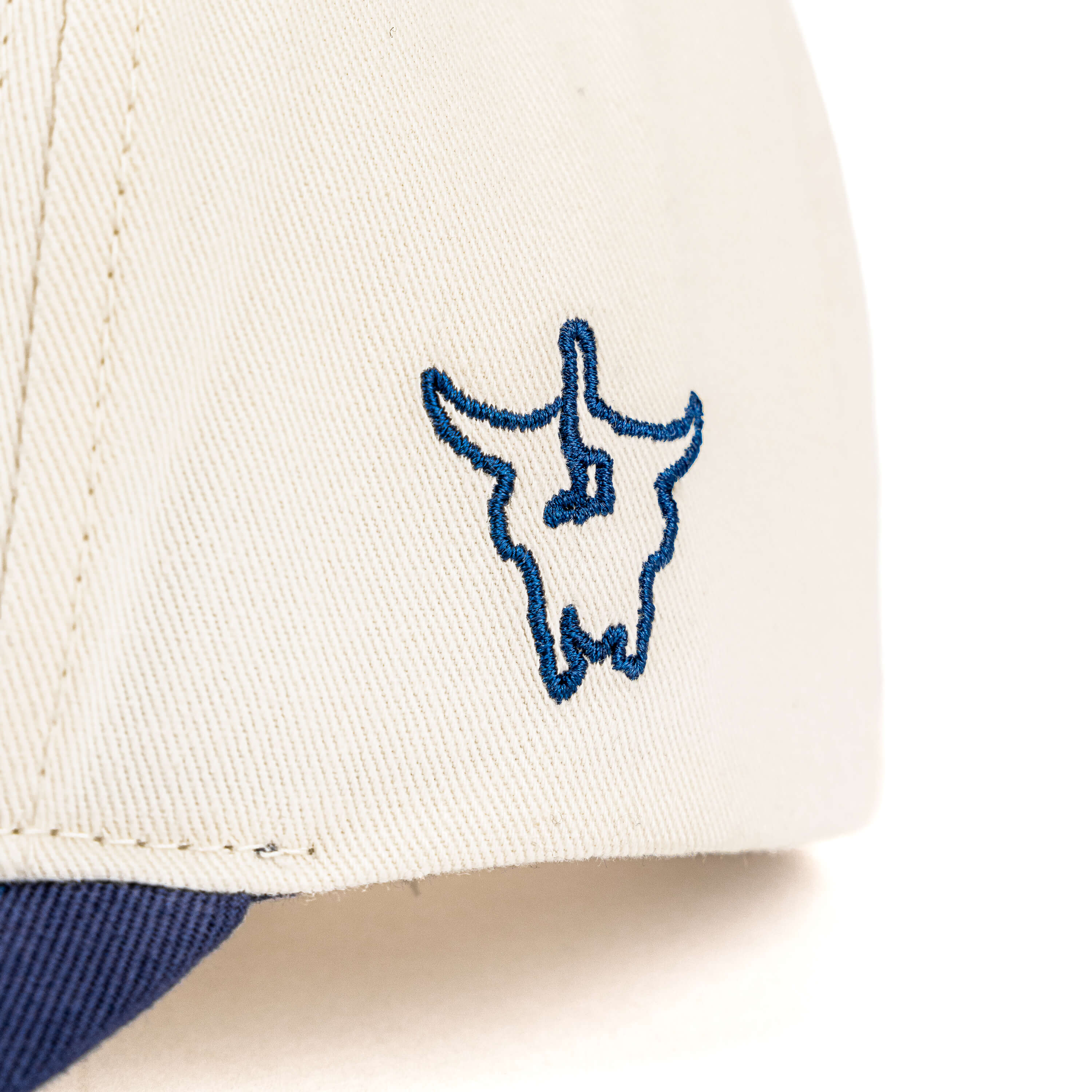MKC UNIVERSITY HAT - IVORY/NAVY