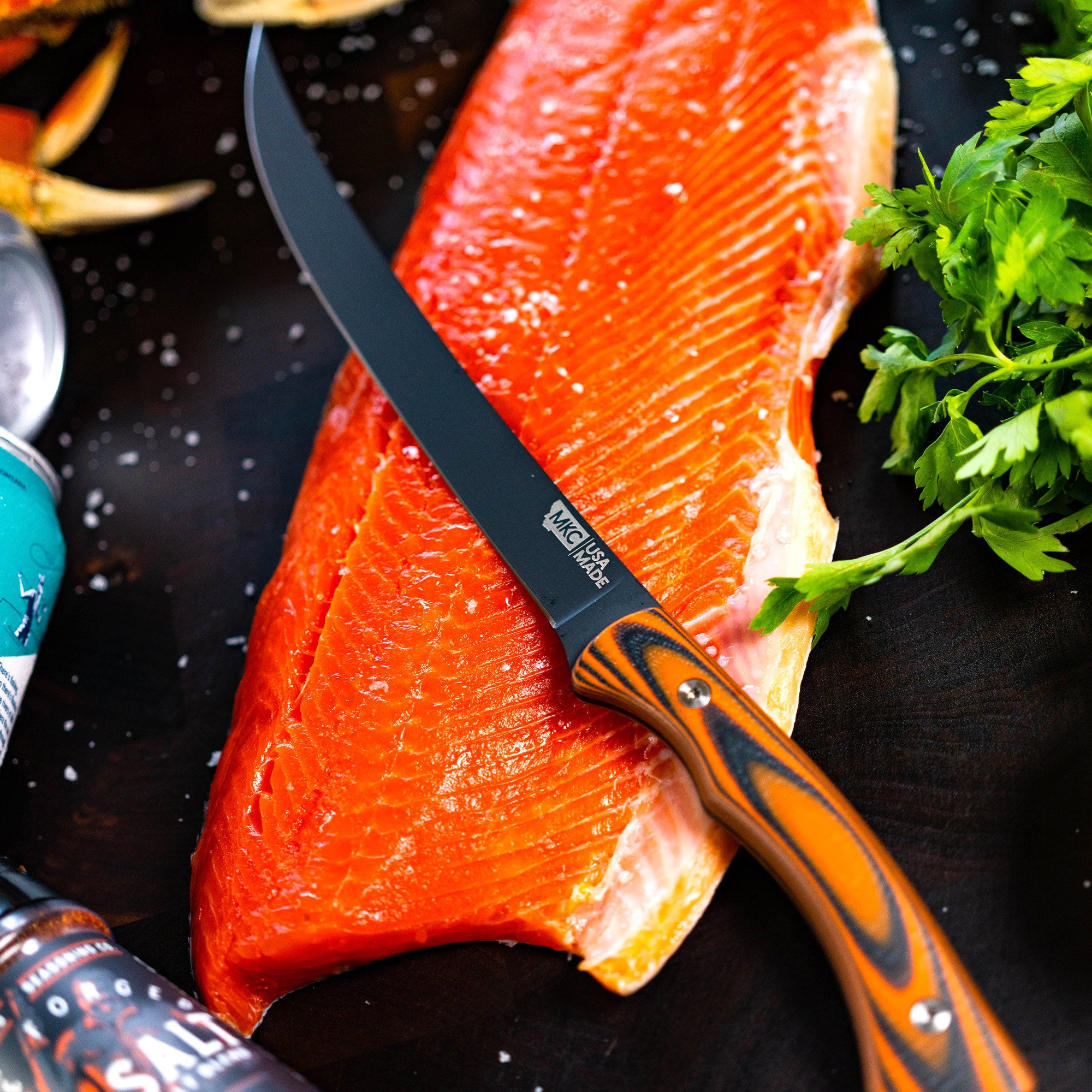 FLATHEAD FILLET - ORANGE & BLACK