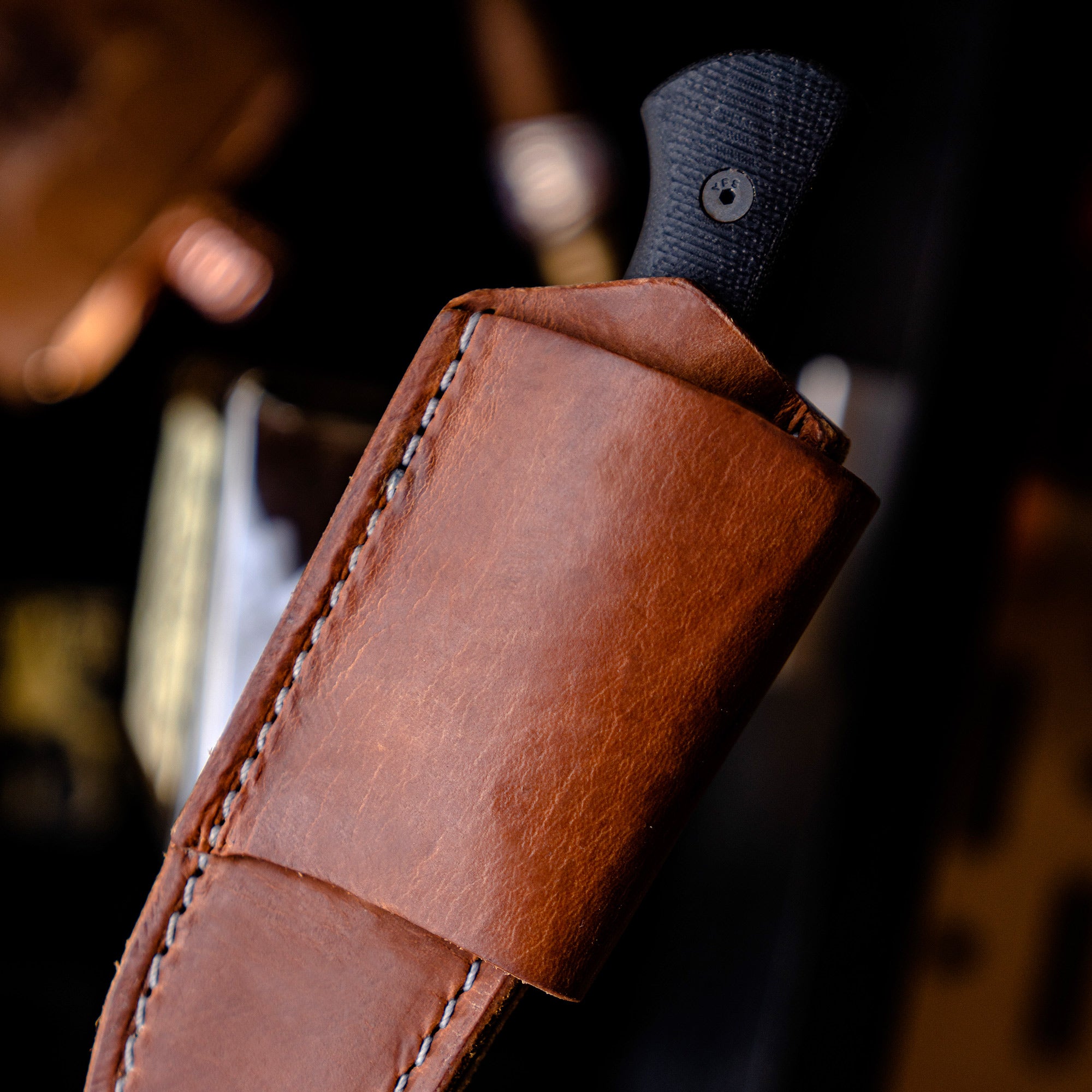 BLACKFOOT 2.0 HORIZONTAL LEATHER SHEATH