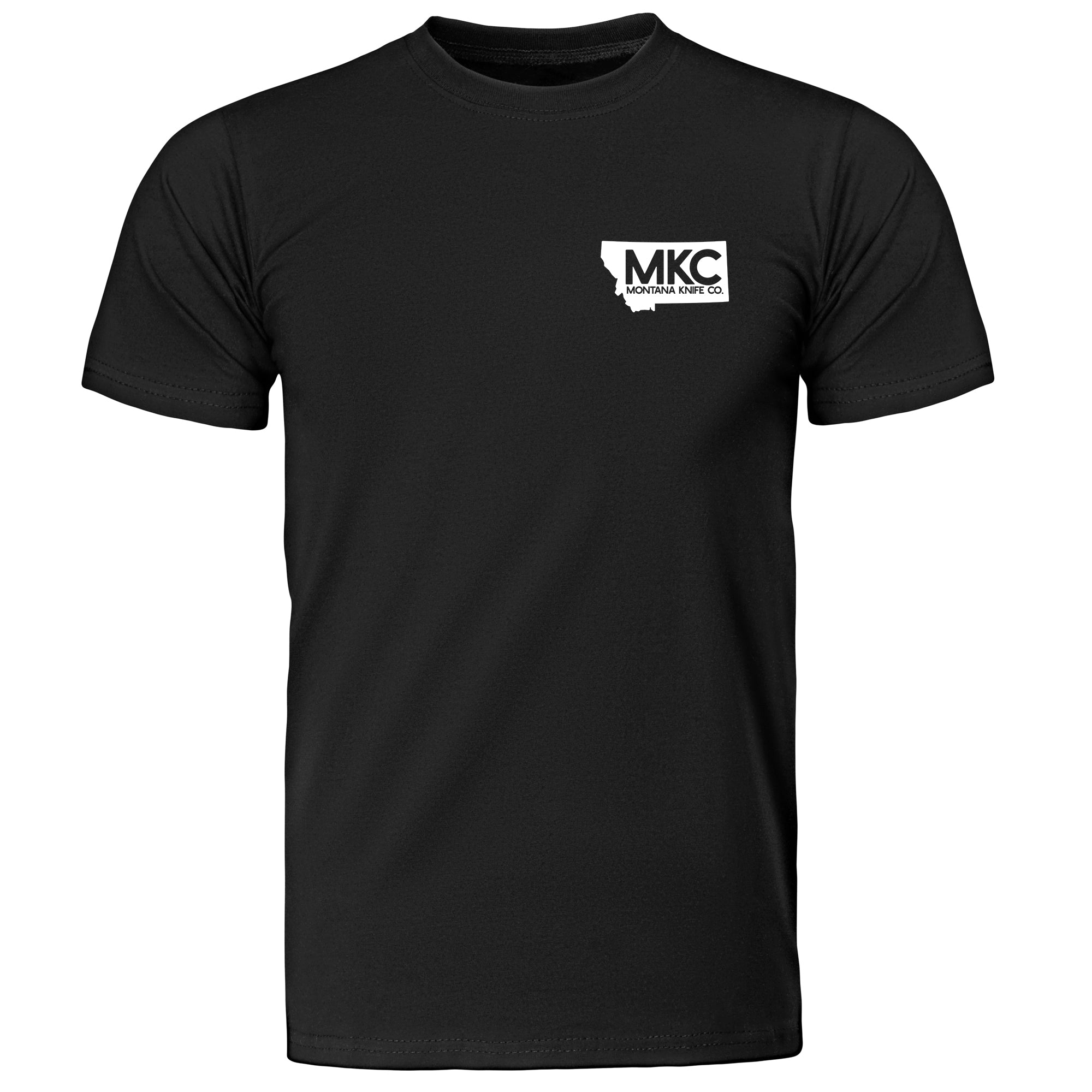 MKC BISON SKULL TEE - BLACK