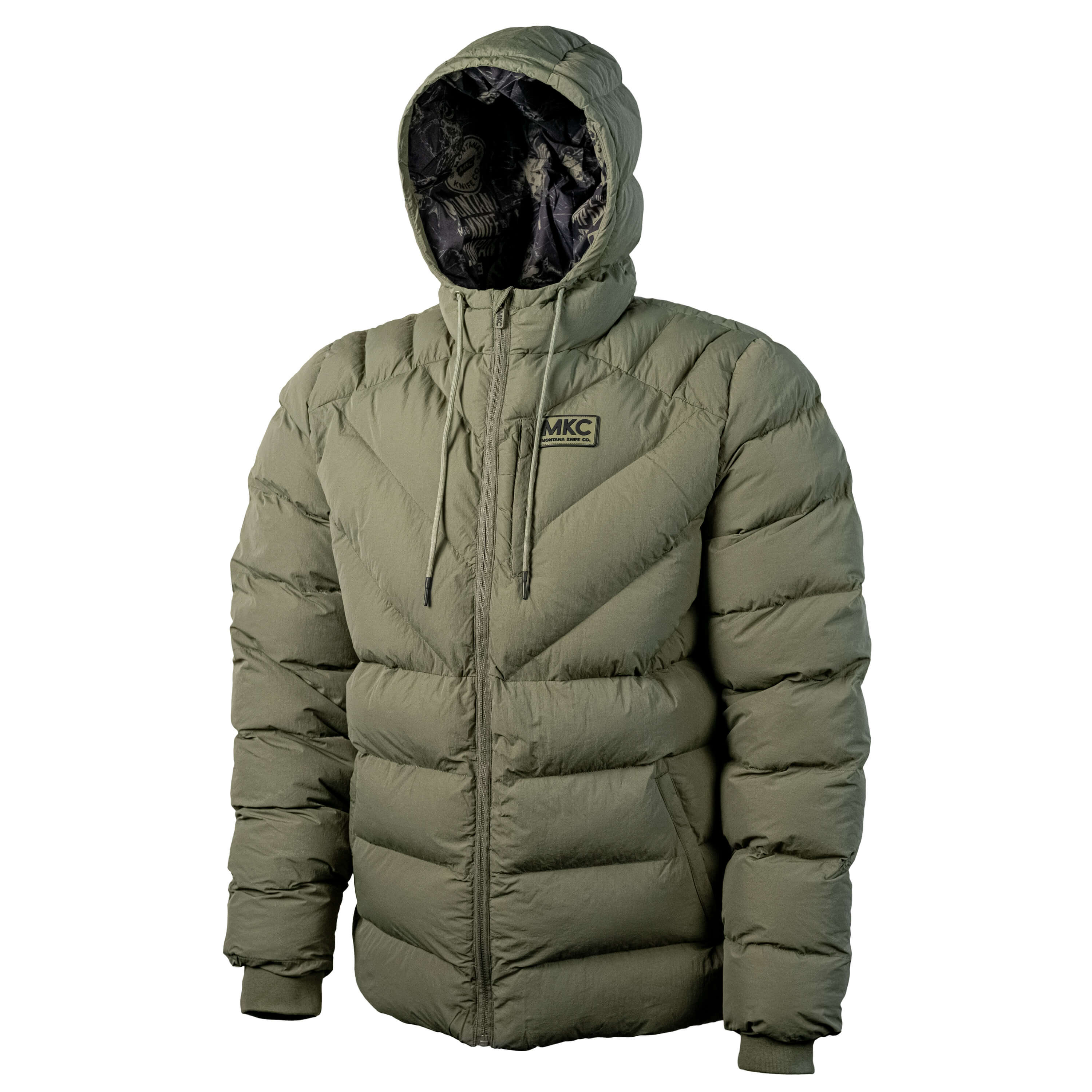 GRINNELL PUFFY ZIP JACKET - OLIVE