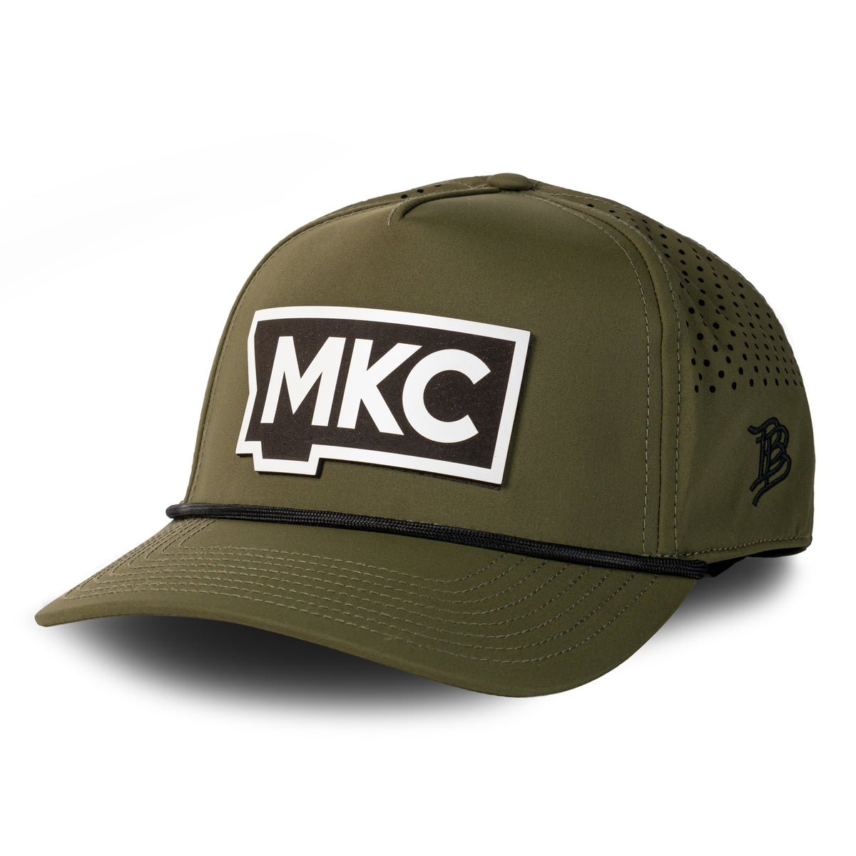 MKC BIG STATE PATCH - ROPE HAT - OLIVE