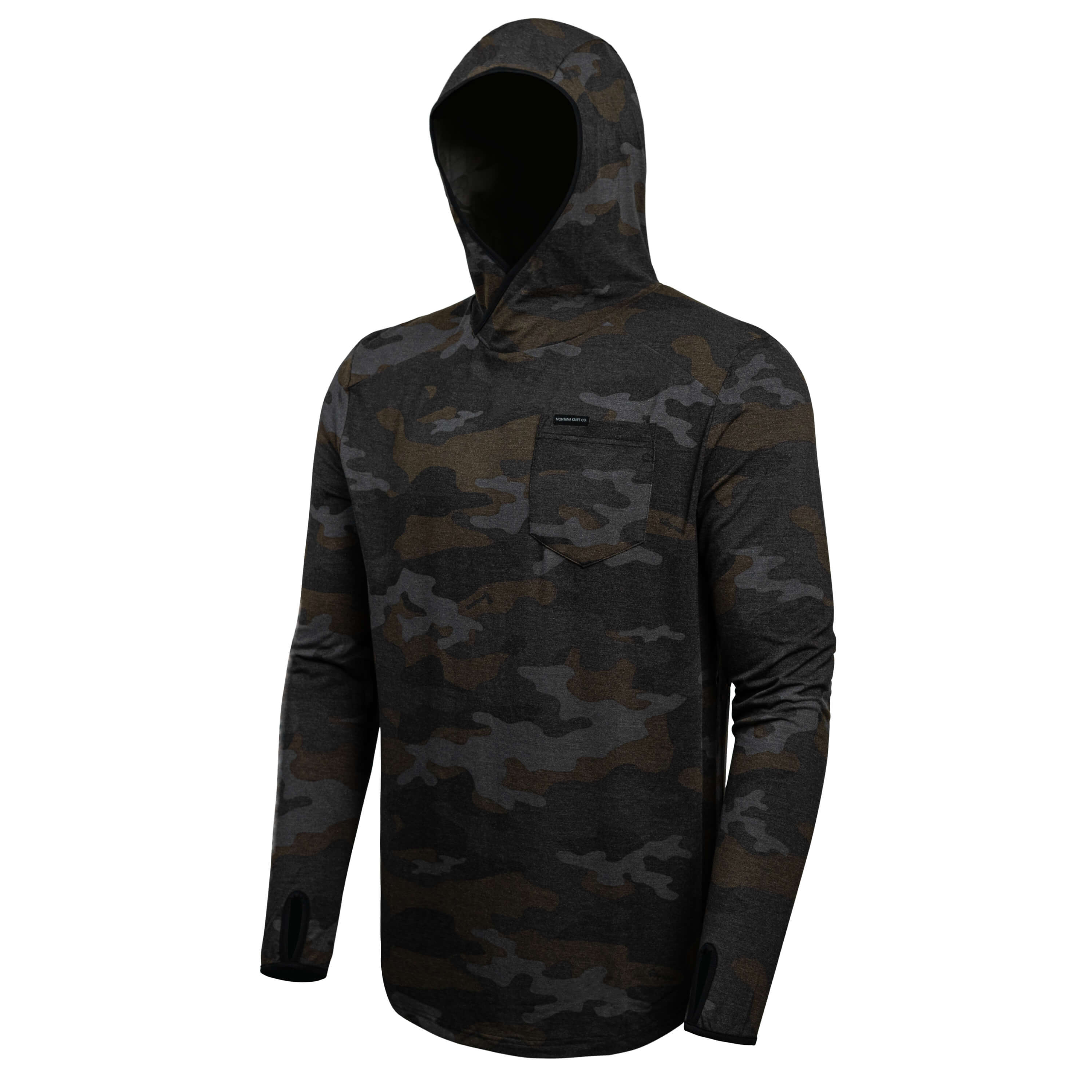 RIMROCK LIGHTWEIGHT HOODIE - DARK WOODLAND CAMO