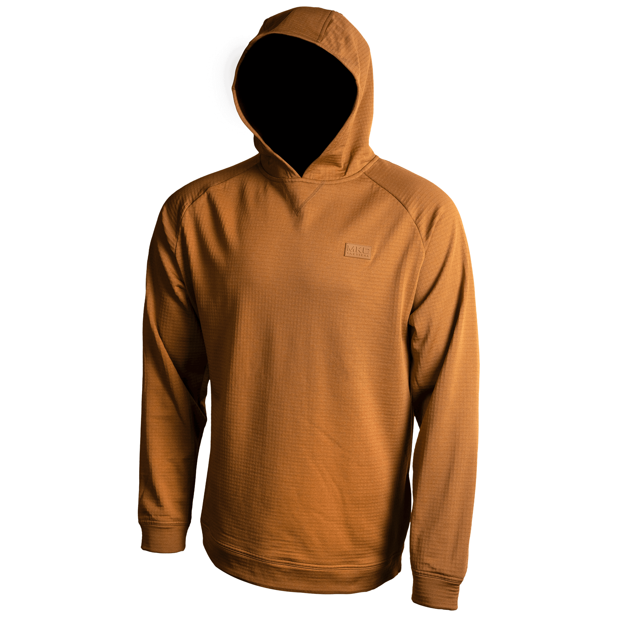 MKC WAFFLE KNIT PERFORMANCE HOODIE - COYOTE