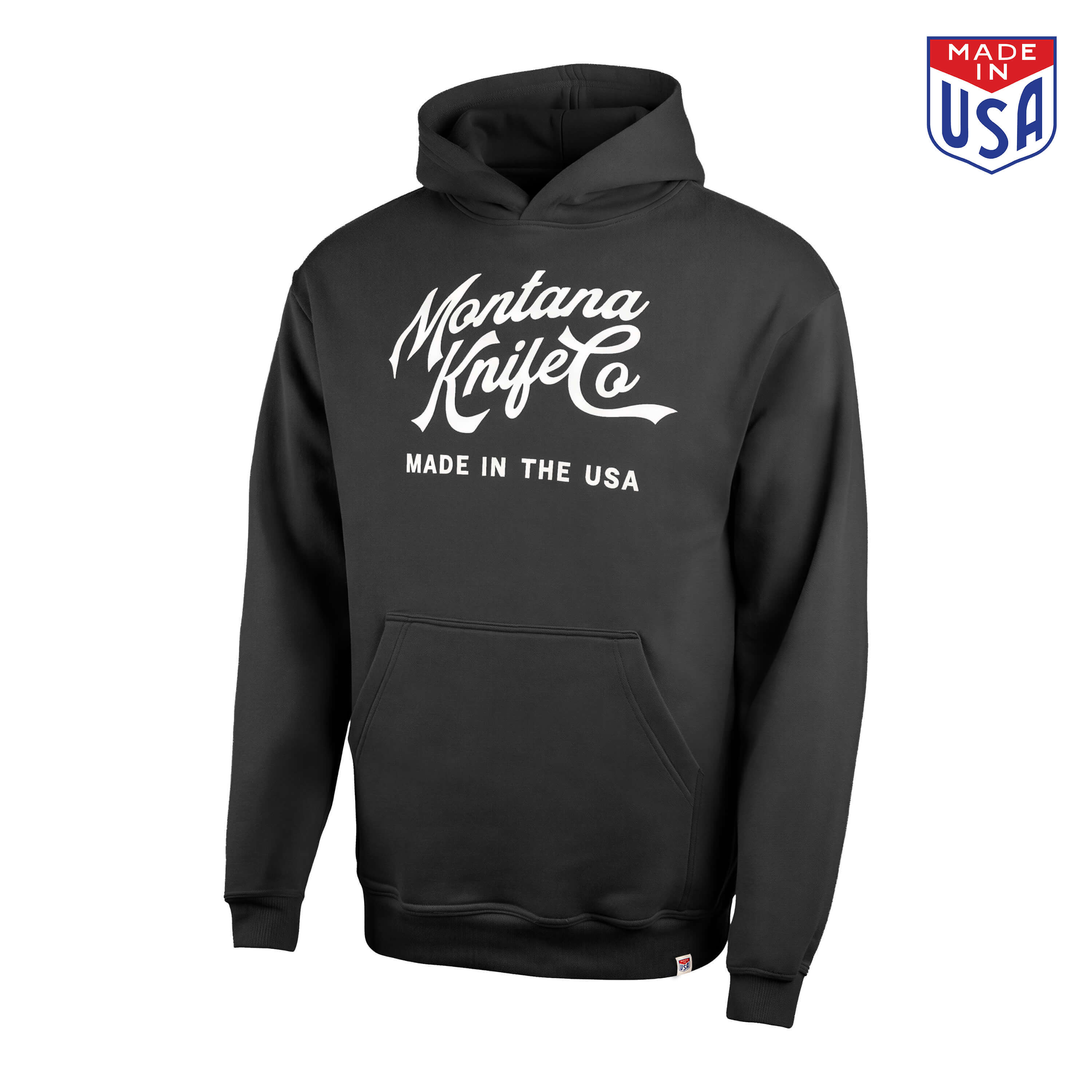 MKC HERITAGE HOODIE - BLACK - USA MADE