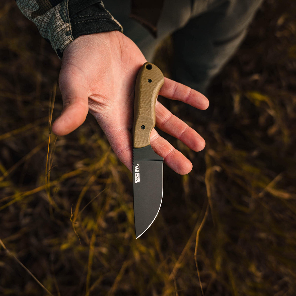 MKC ELK KNIFE - PVD - OLIVE