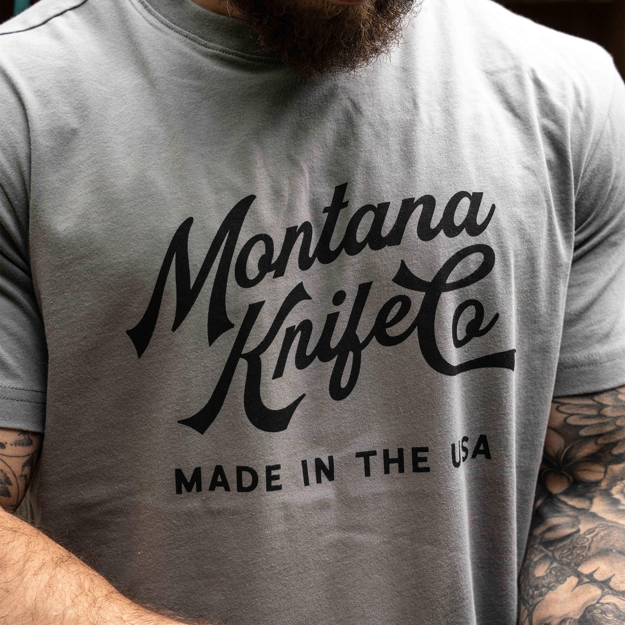 MKC HERITAGE TEE - USA MADE - STONE