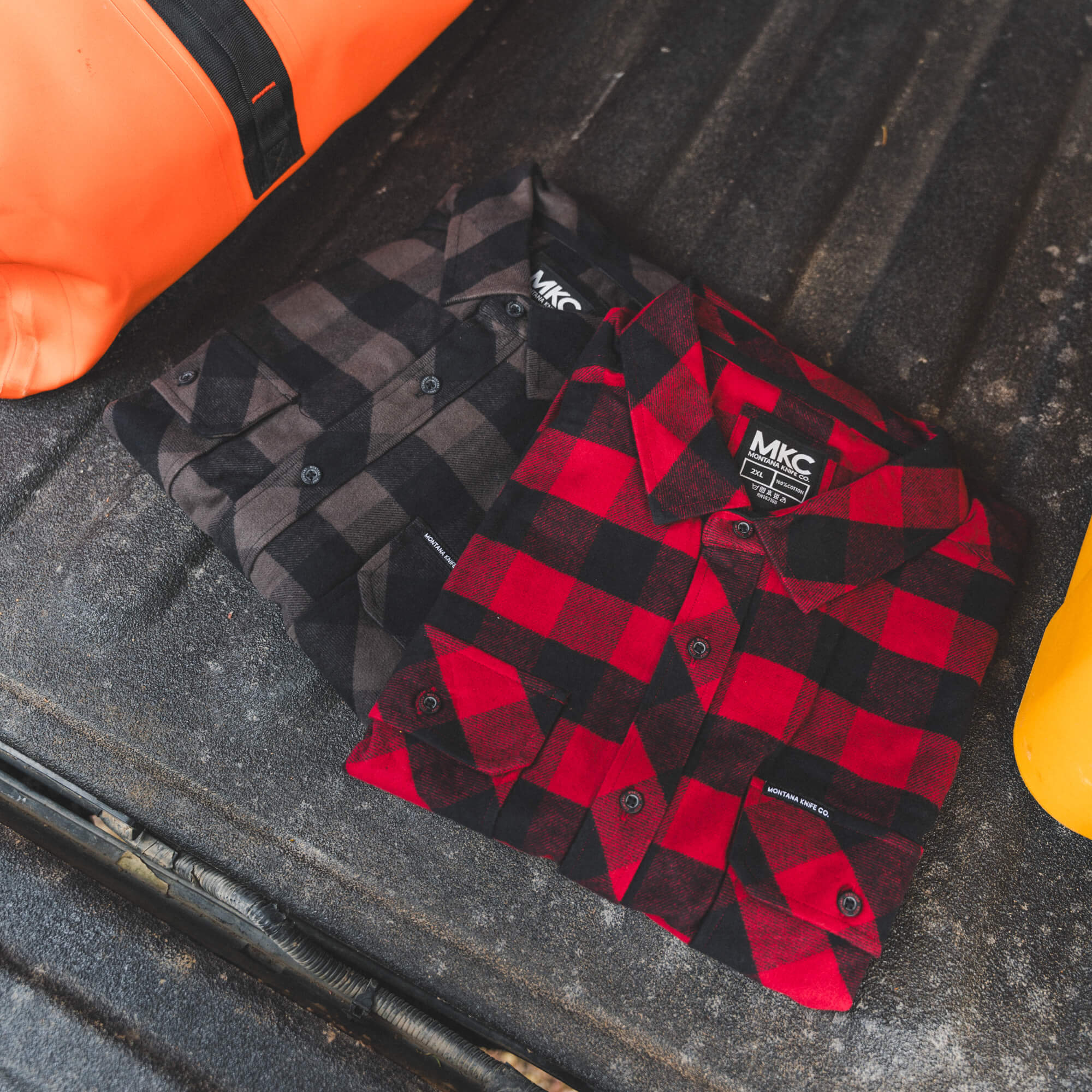 MKC HEAVYWEIGHT FLANNEL - CHARCOAL