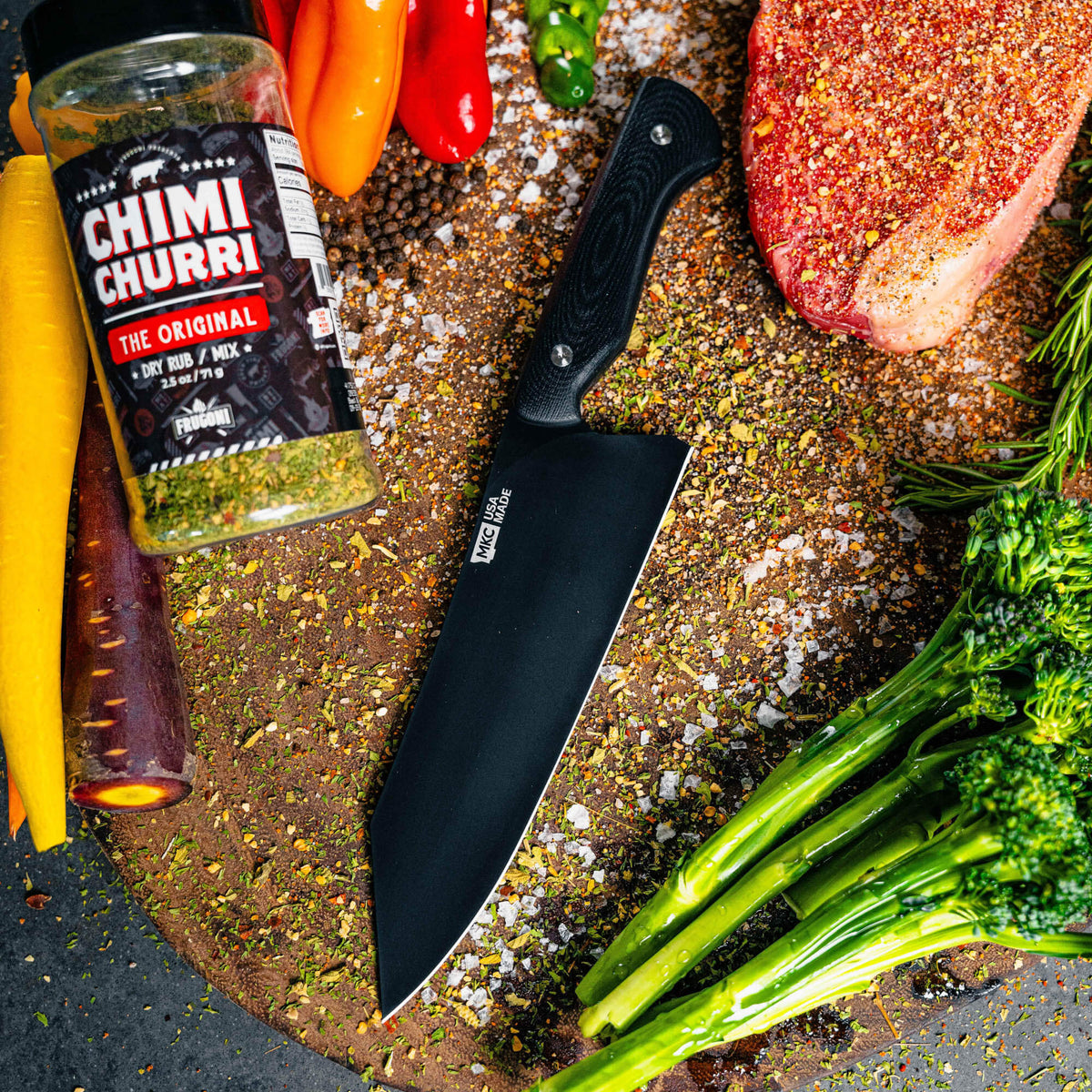 SMITH RIVER SANTOKU - BLACK