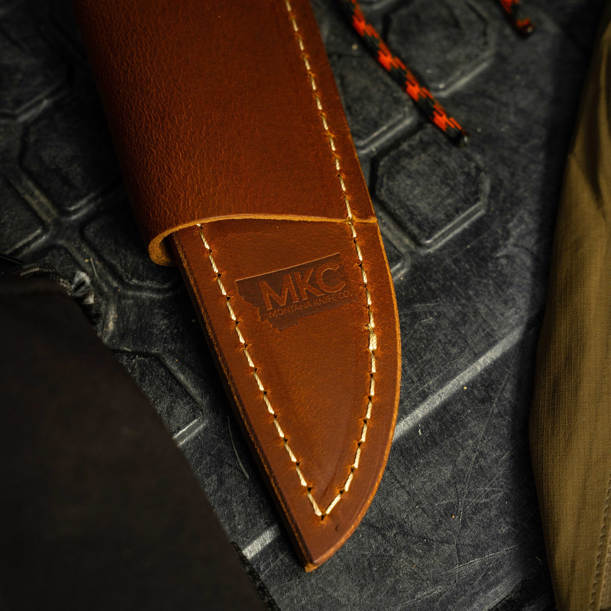 STONED GOAT 2.0 LEATHER SHEATH - HORIZONTAL BELT CARRY