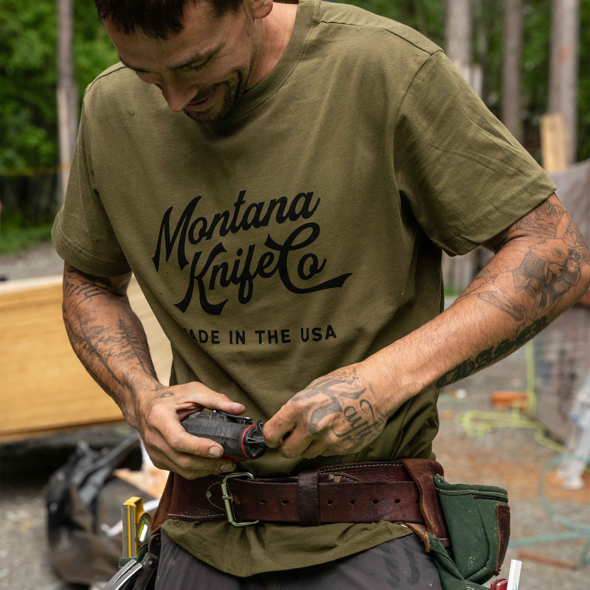 MKC HERITAGE TEE - USA MADE - OLIVE