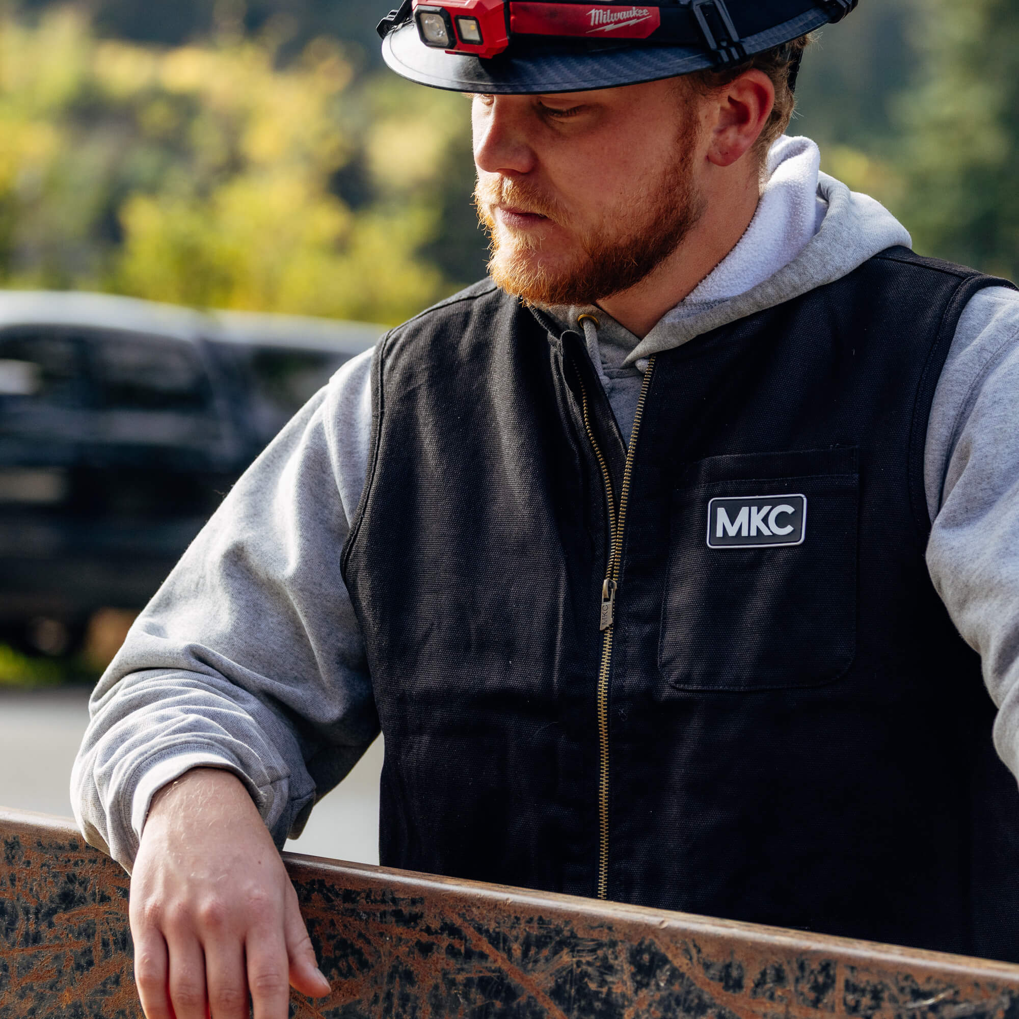 MKC CANVAS WORK VEST - BLACK