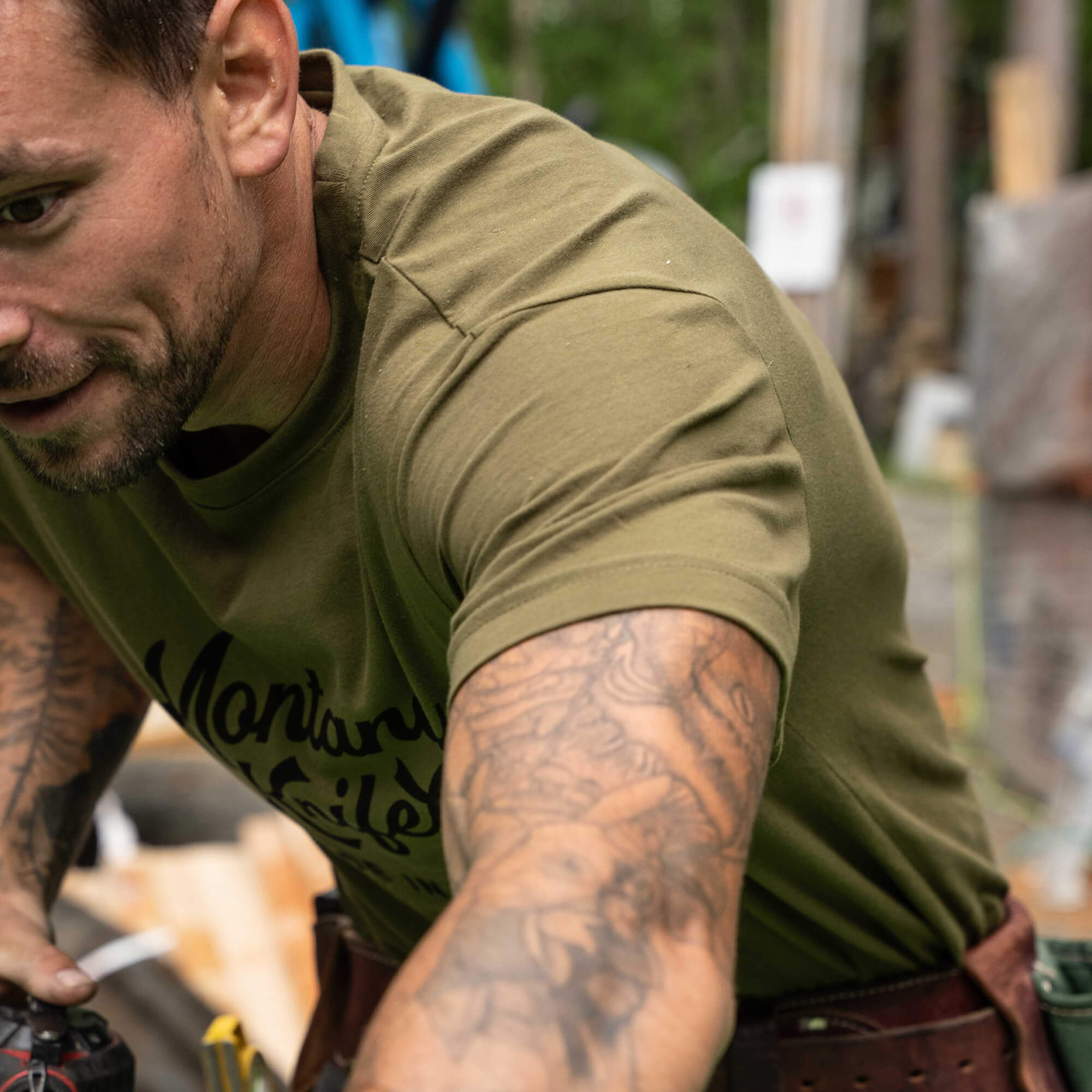 MKC HERITAGE TEE - USA MADE - OLIVE