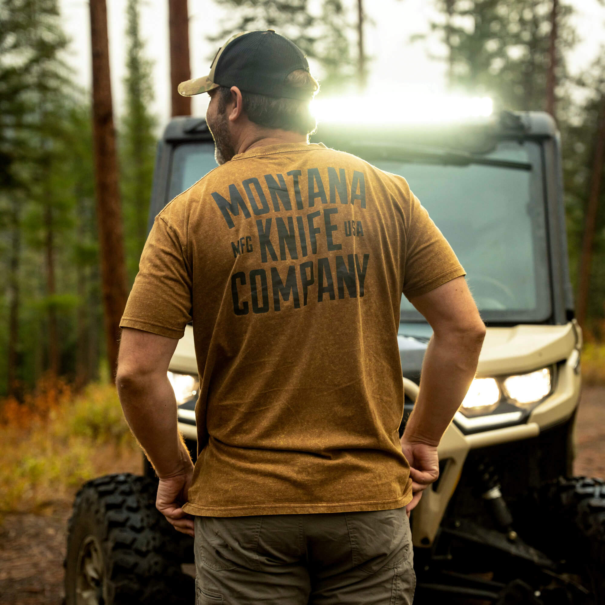 MKC STONEWASH TEE - COYOTE