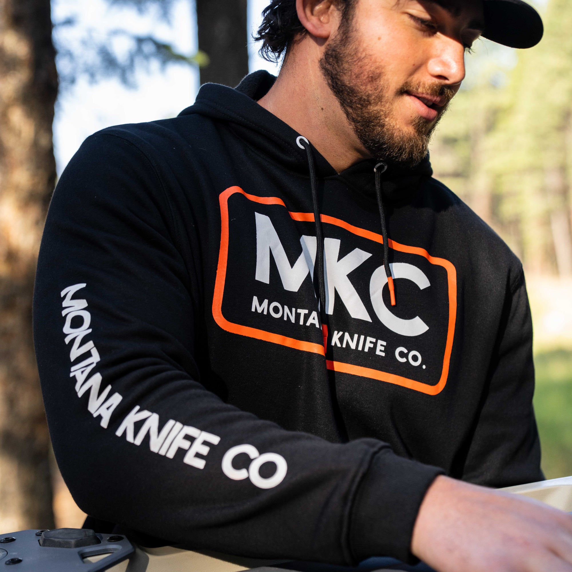 MKC FLEECE HOODIE - BLACK