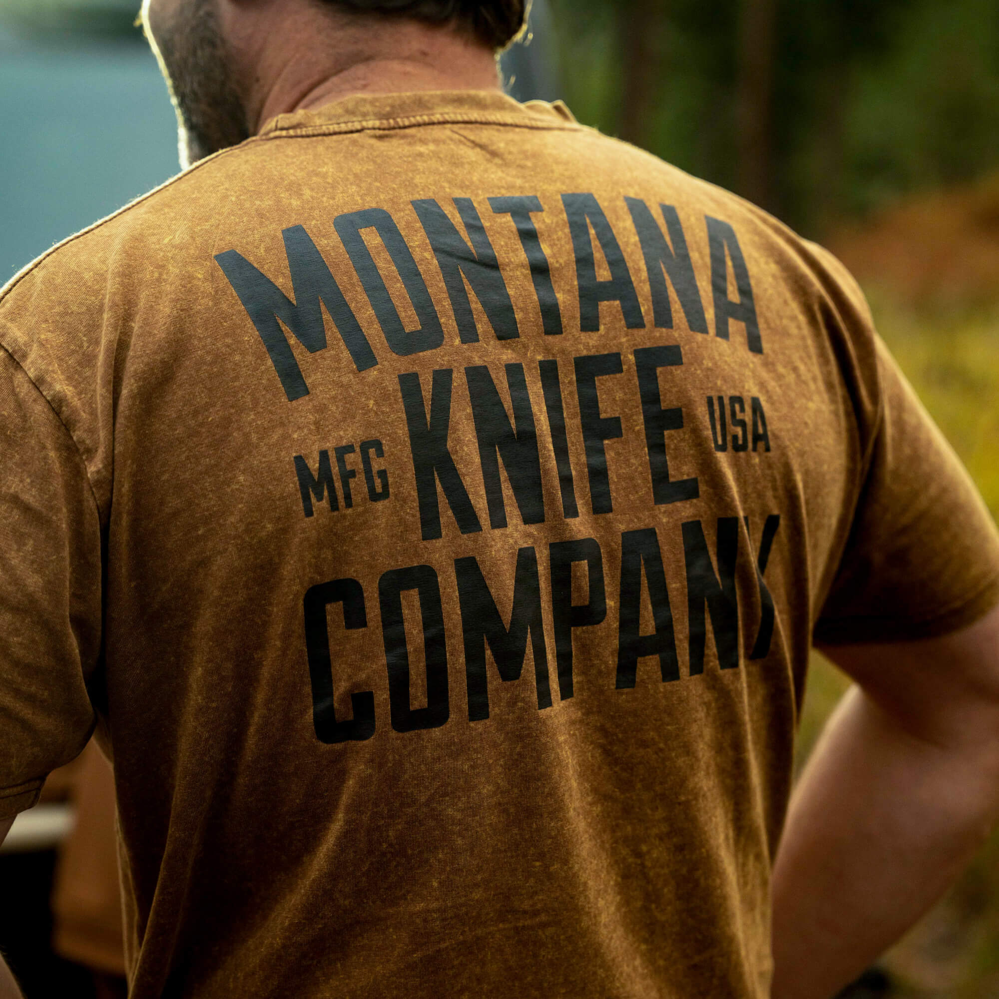 MKC STONEWASH TEE - COYOTE