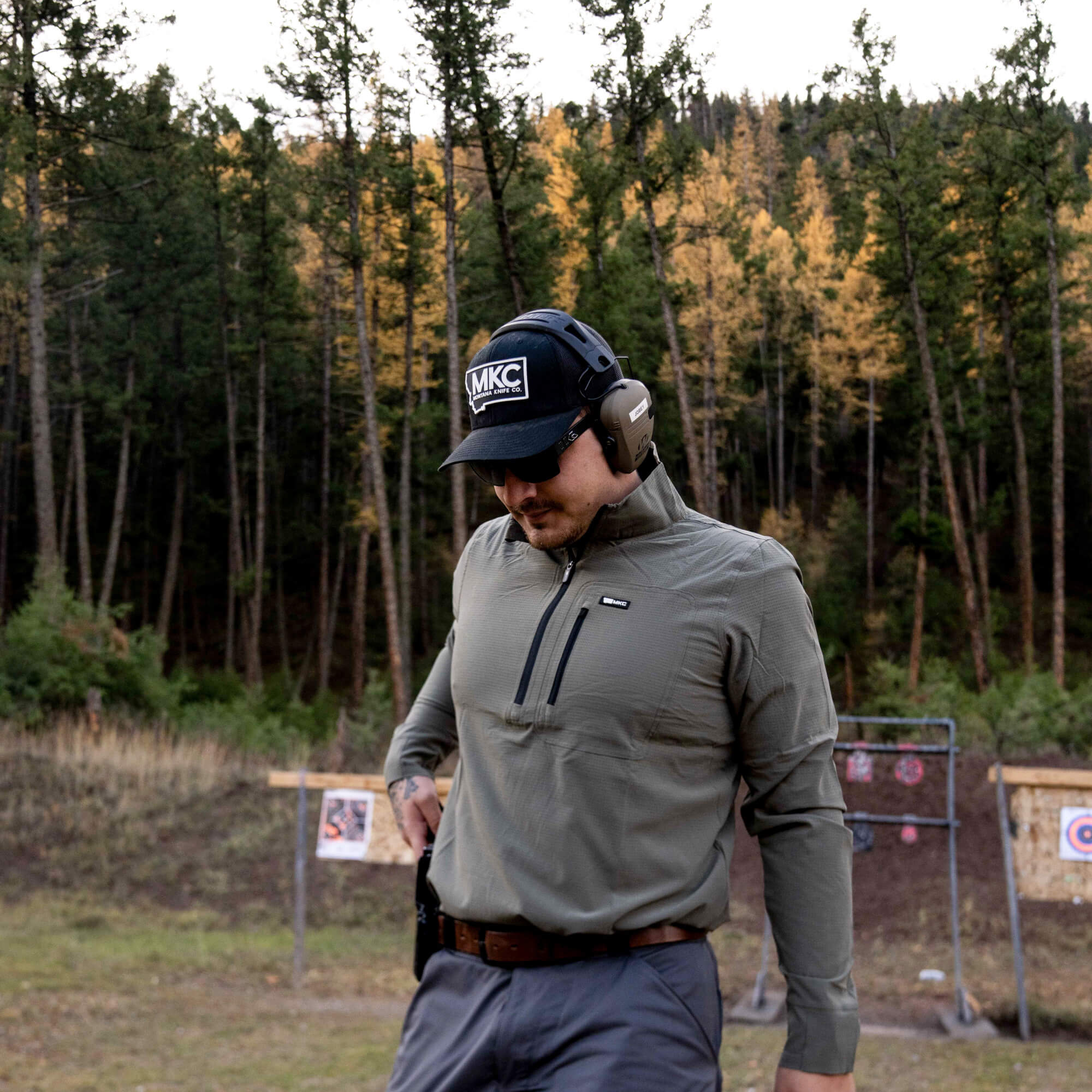 TACTICAL AIRLITE HALF-ZIP - OD GREEN