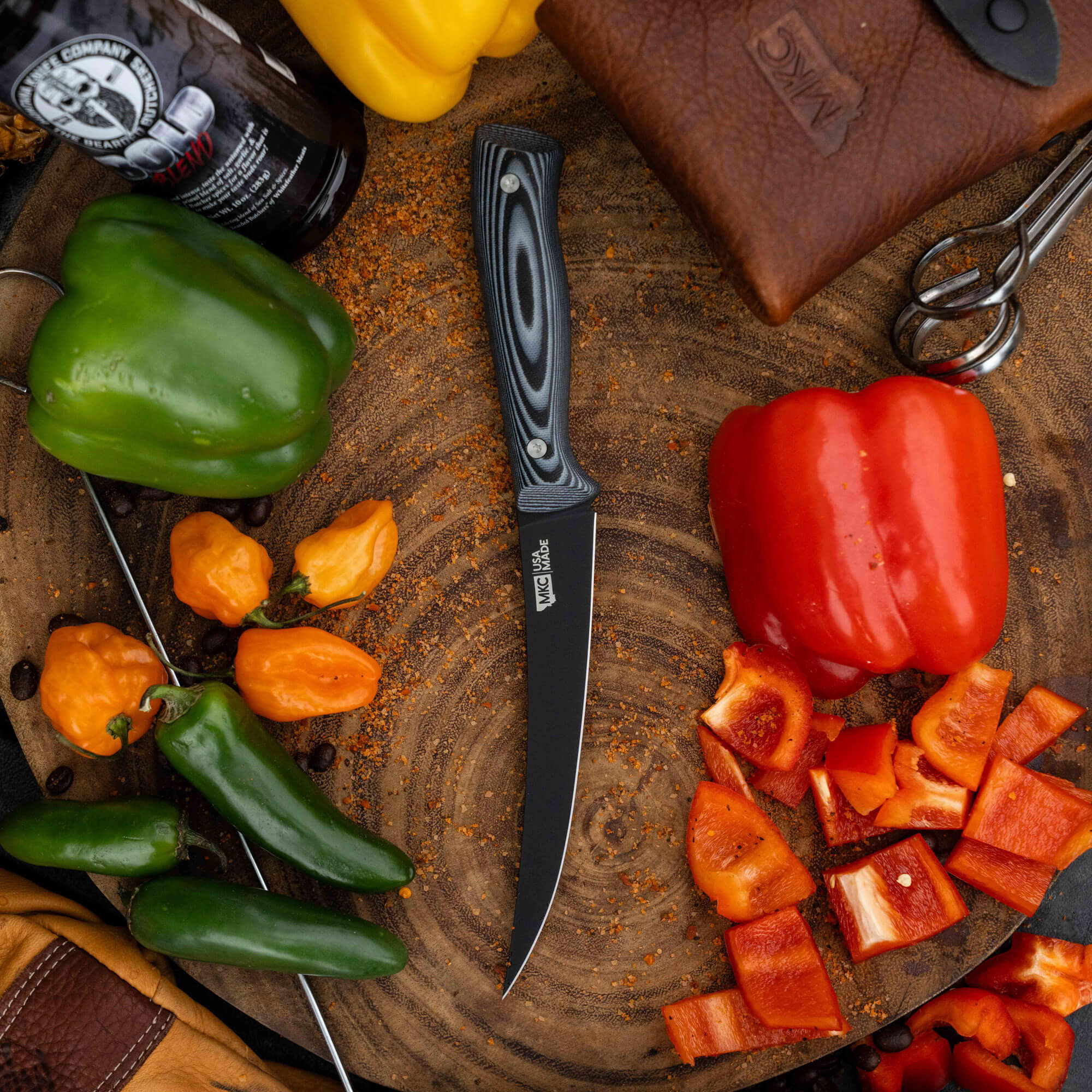 BONING BUTCHER KNIFE - BEARDED BUTCHERS EDITION - GREY/BLACK