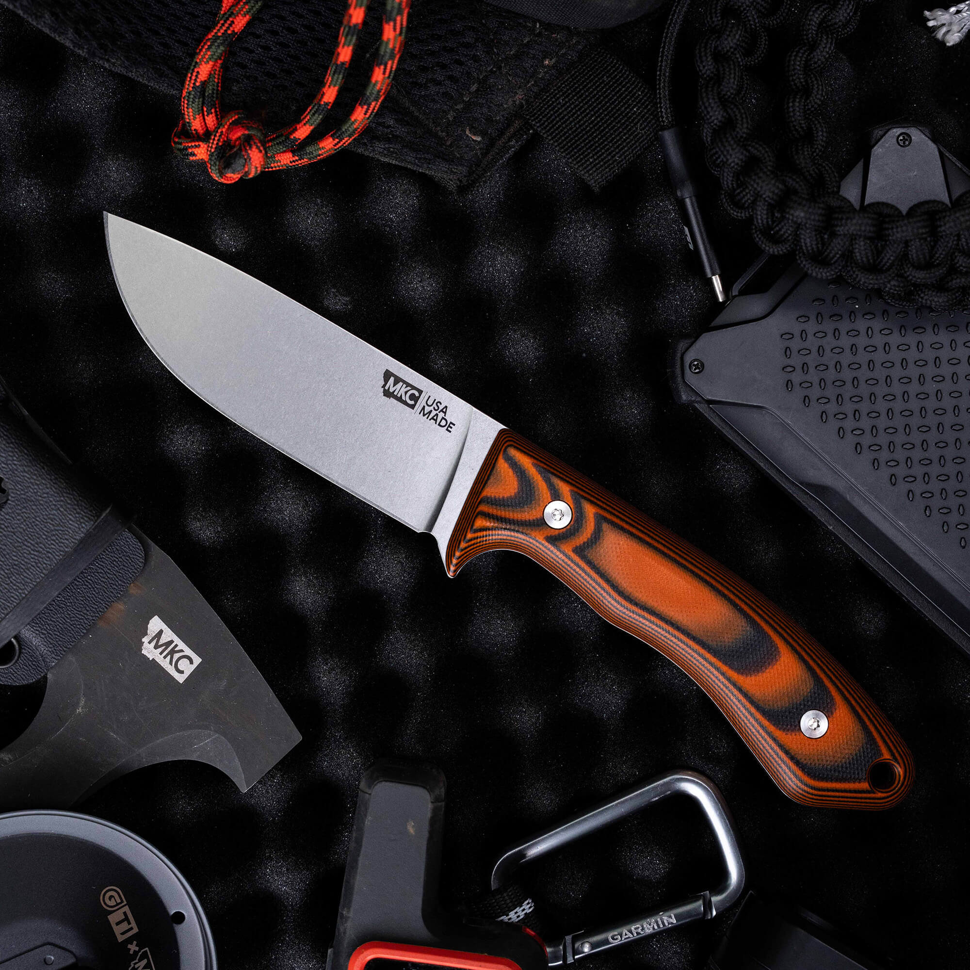 MULE DEER - ORANGE & BLACK