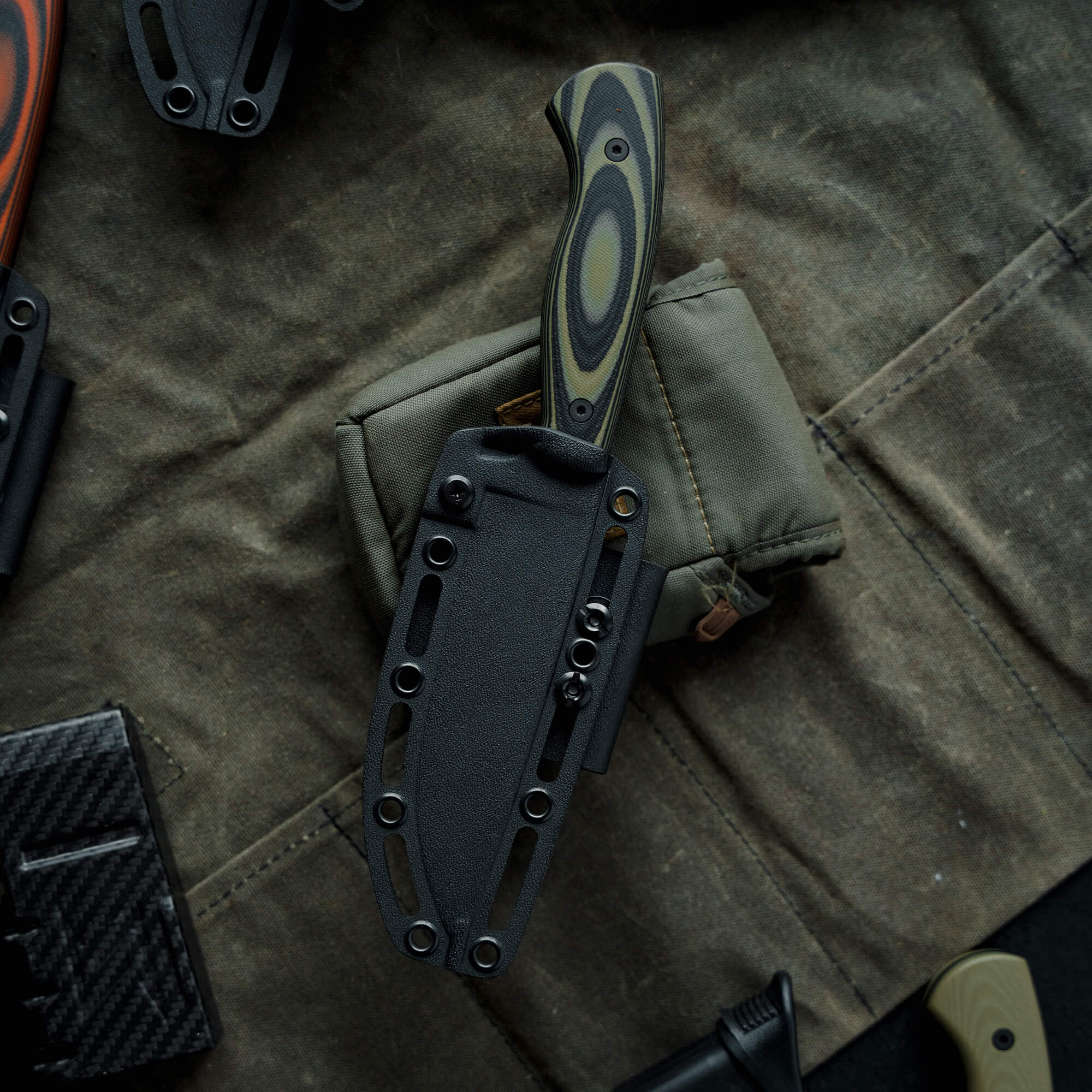 SUPER CUB - DROP POINT HUNTER - GREEN & BLACK