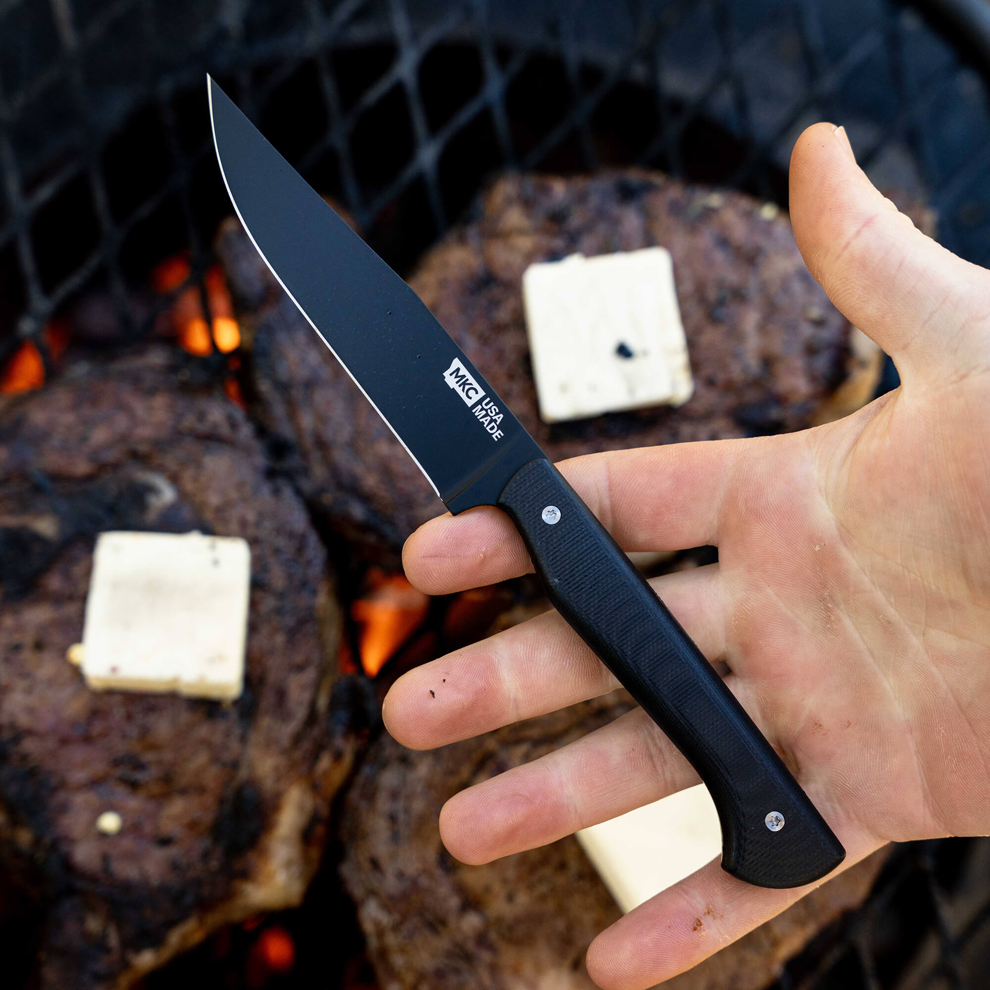 MKC STEAK KNIVES (SET OF 4) - PVD - BLACK