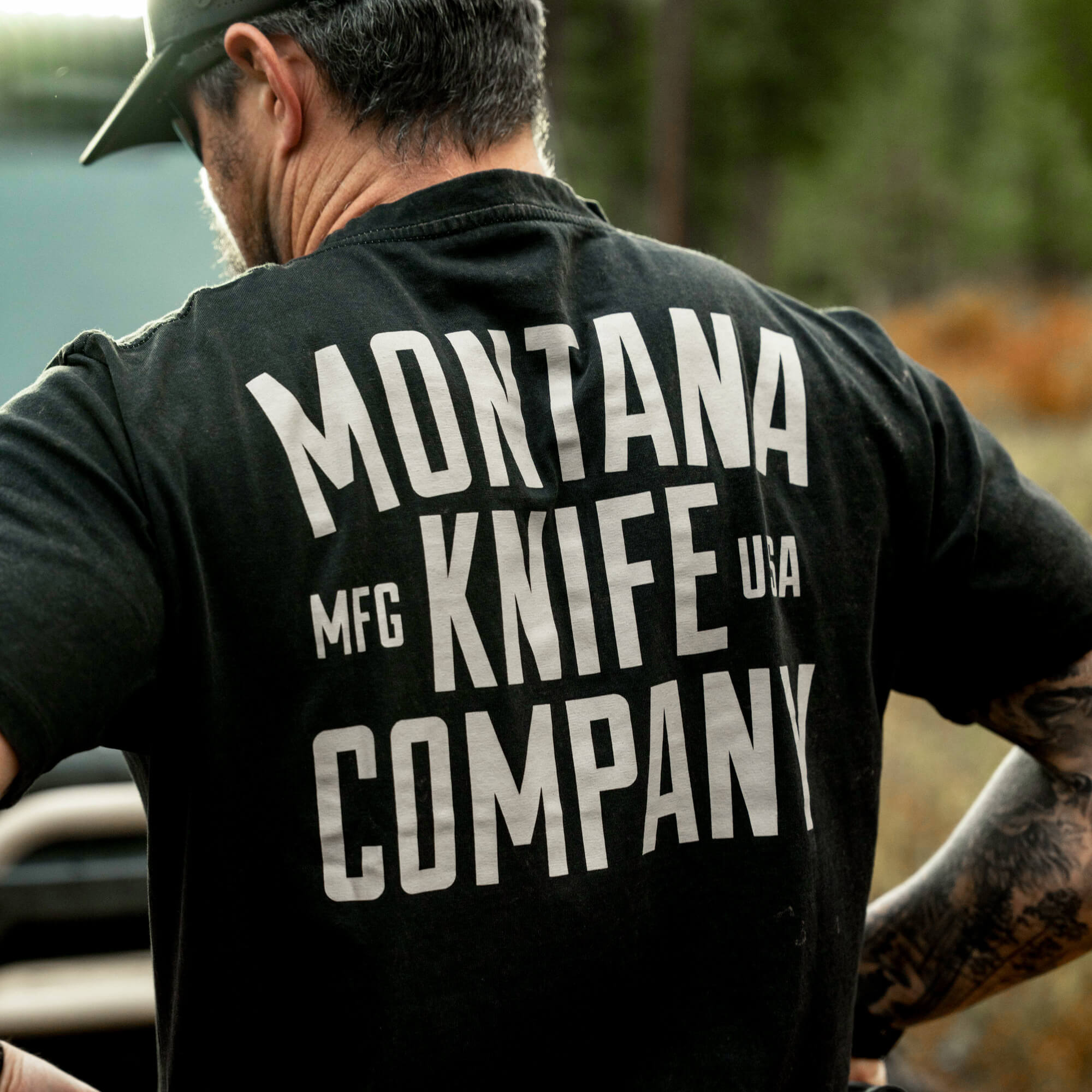 MKC STONEWASH TEE - BLACK