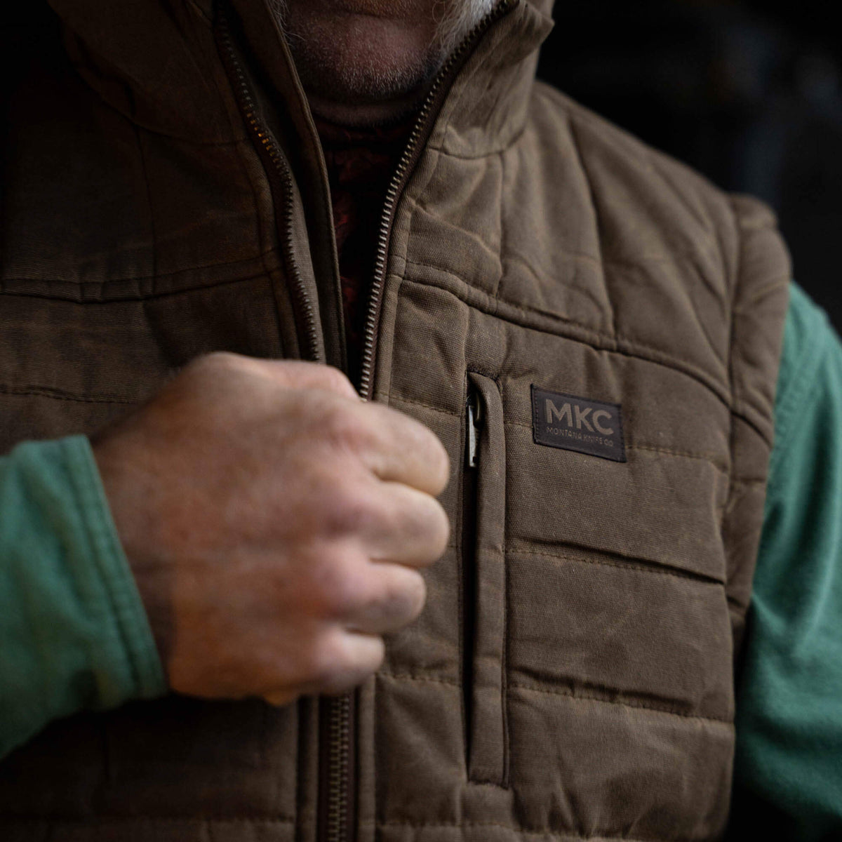 WHITEFISH WAXED CANVAS VEST