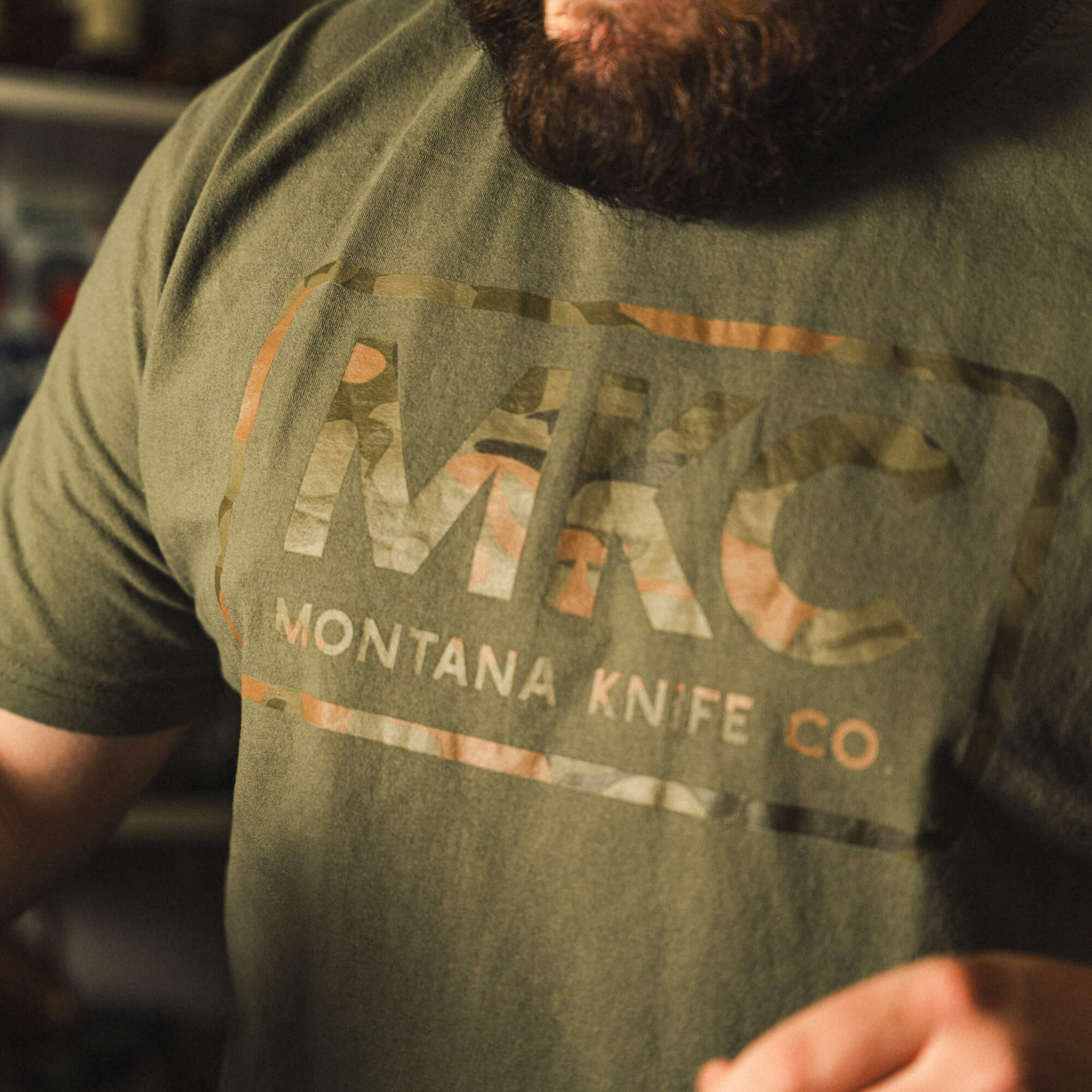 MKC LOGO TEE - OLIVE