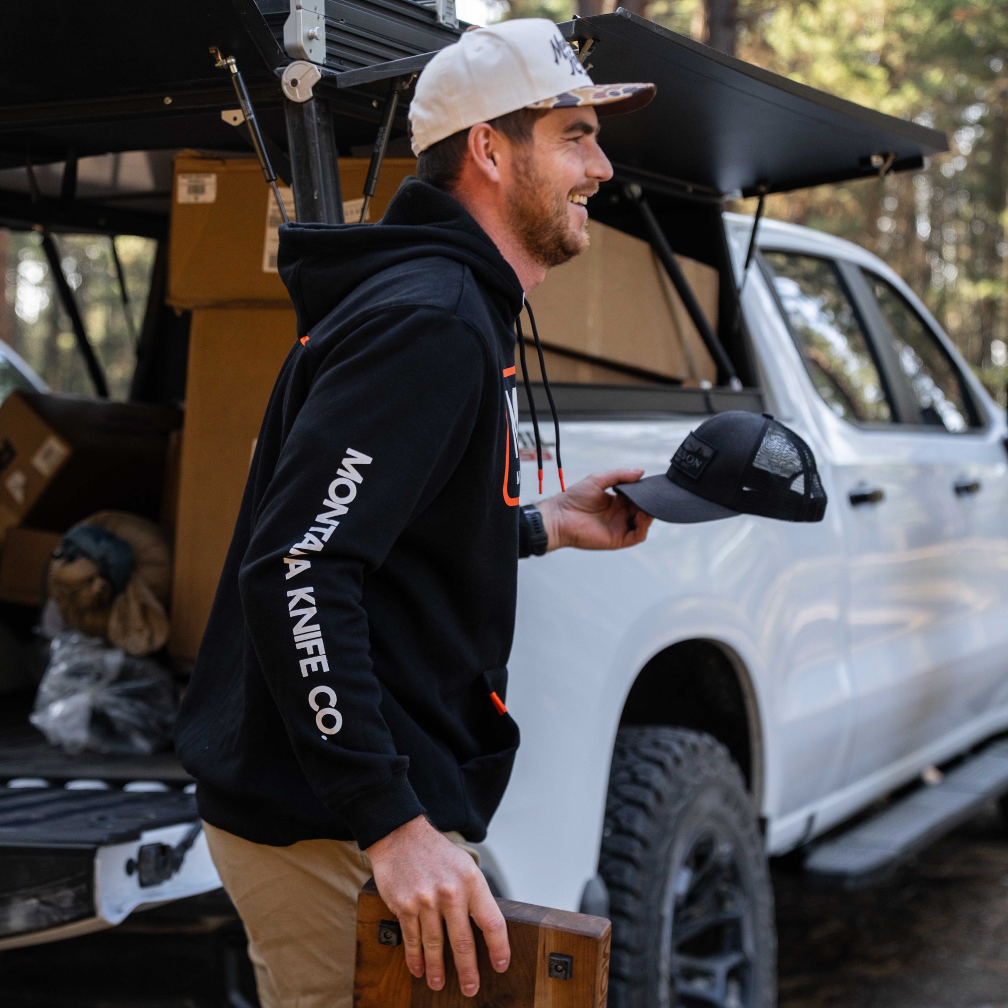 MKC FLEECE HOODIE - BLACK