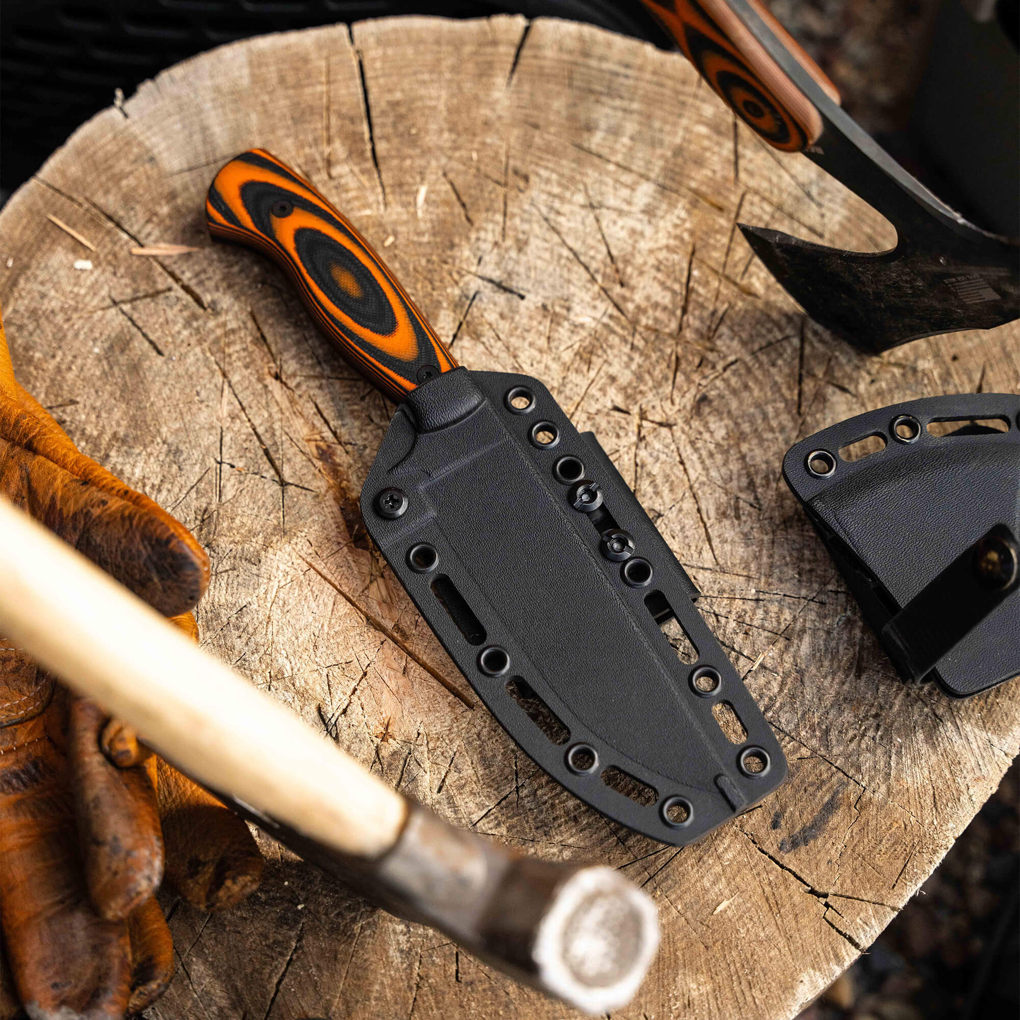 SUPER CUB - DROP POINT HUNTER - ORANGE & BLACK