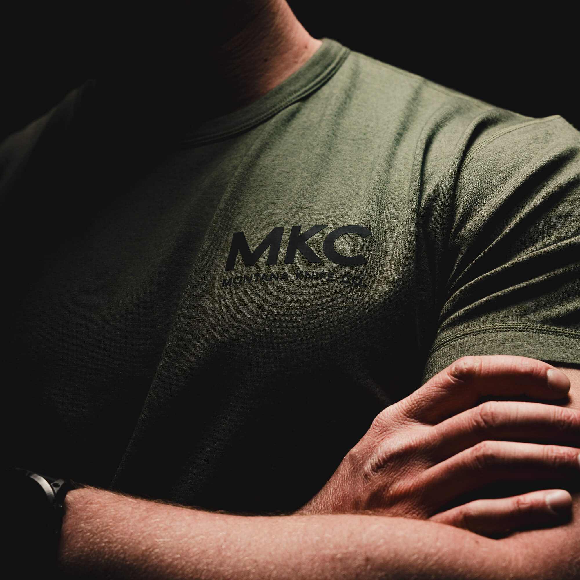 RANGE LINE PRO TEE - OLIVE